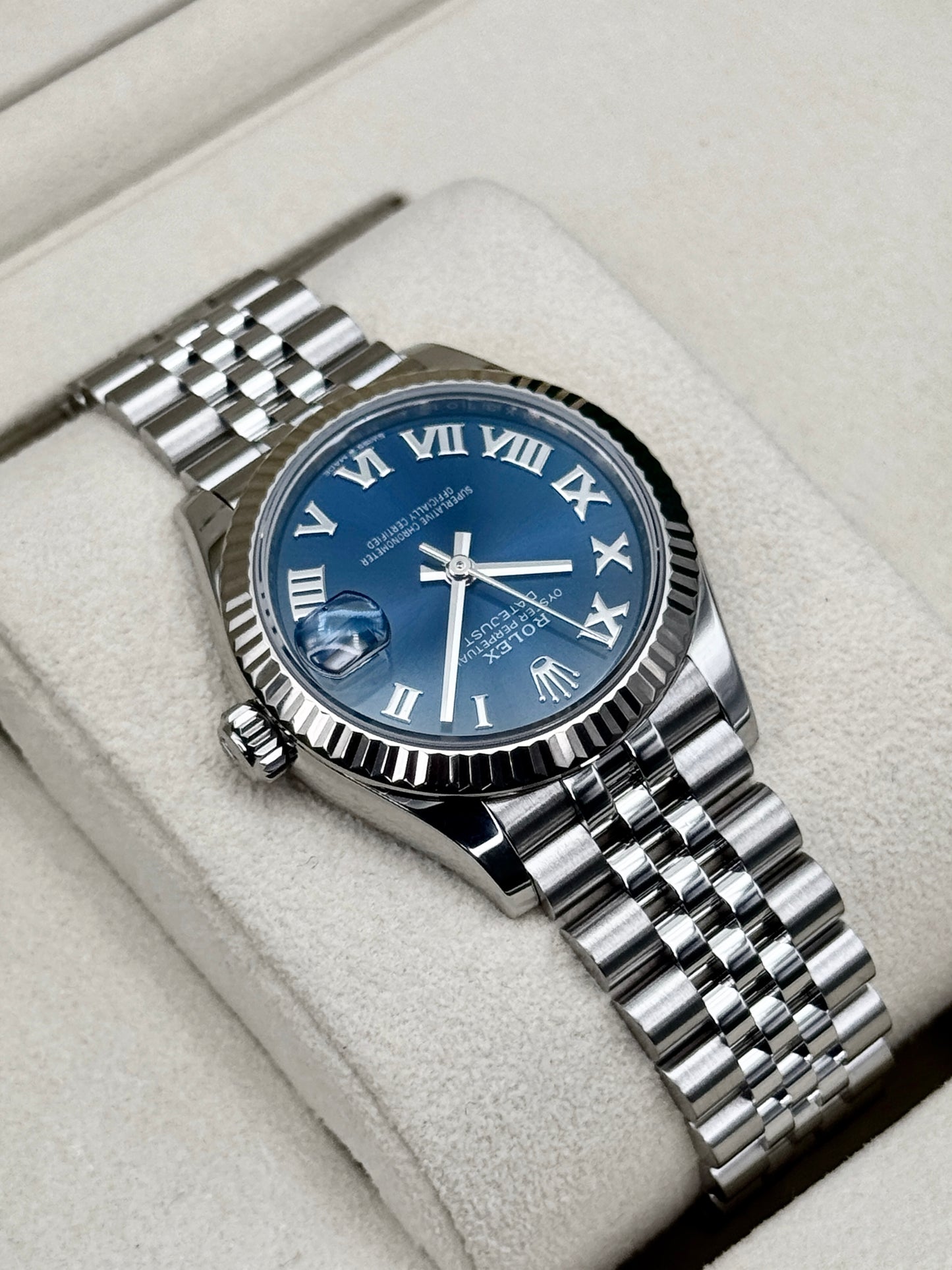 2025 Rolex Datejust 31mm 278274 Stainless Steel Jubilee Blue Dial