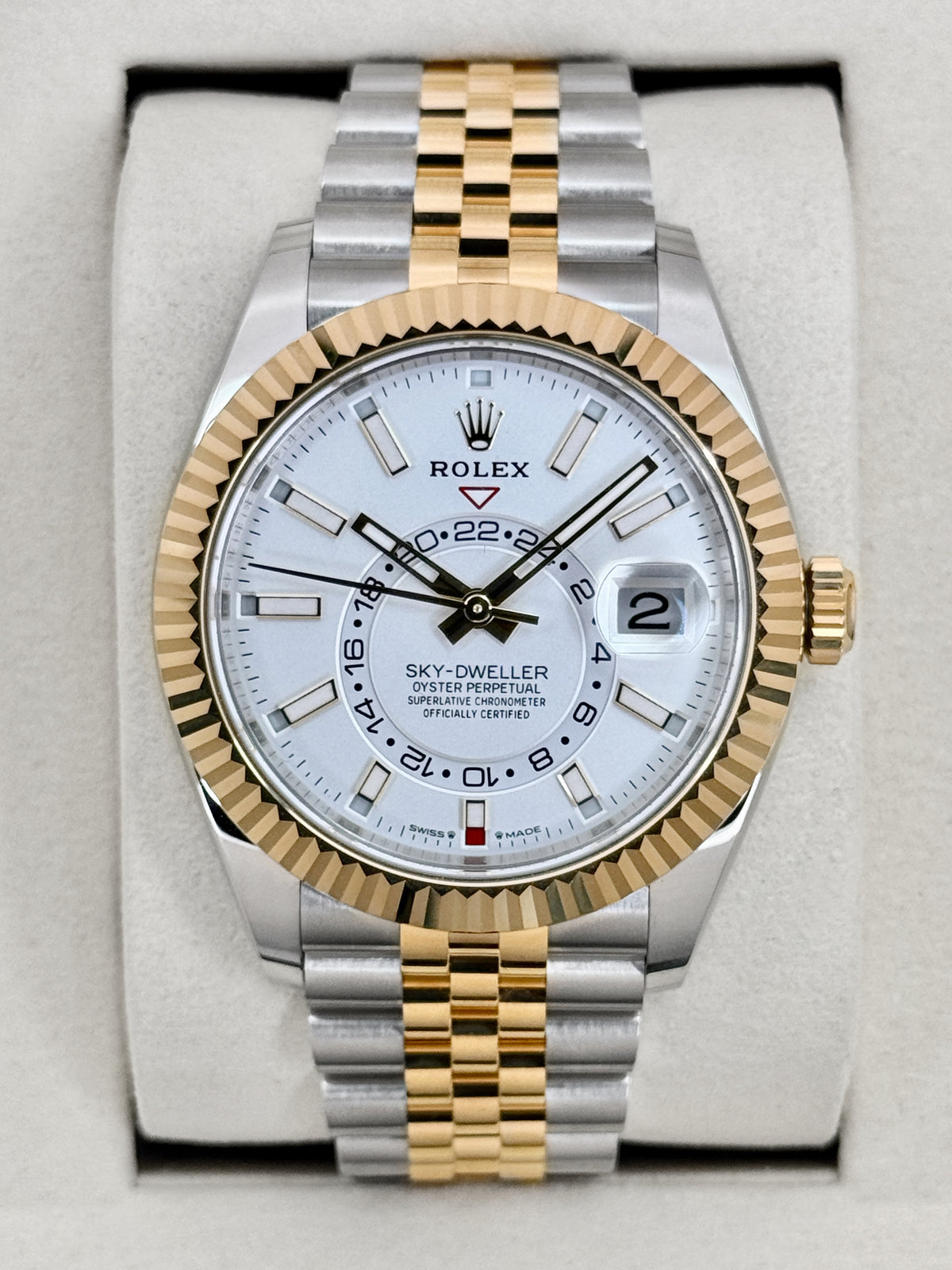 NEW 2026 Rolex Sky-Dweller 42mm 336933 Jubilee White Dial