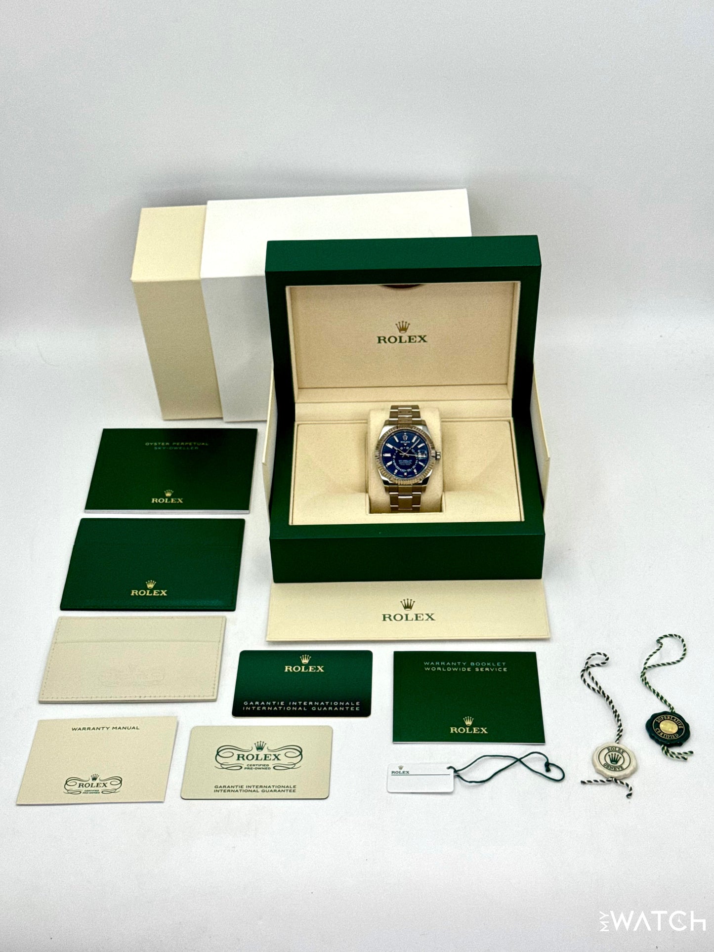 2025 CPO Rolex Sky-Dweller 42mm 326234 Stainless Steel Oyster Blue Dial (CPO)