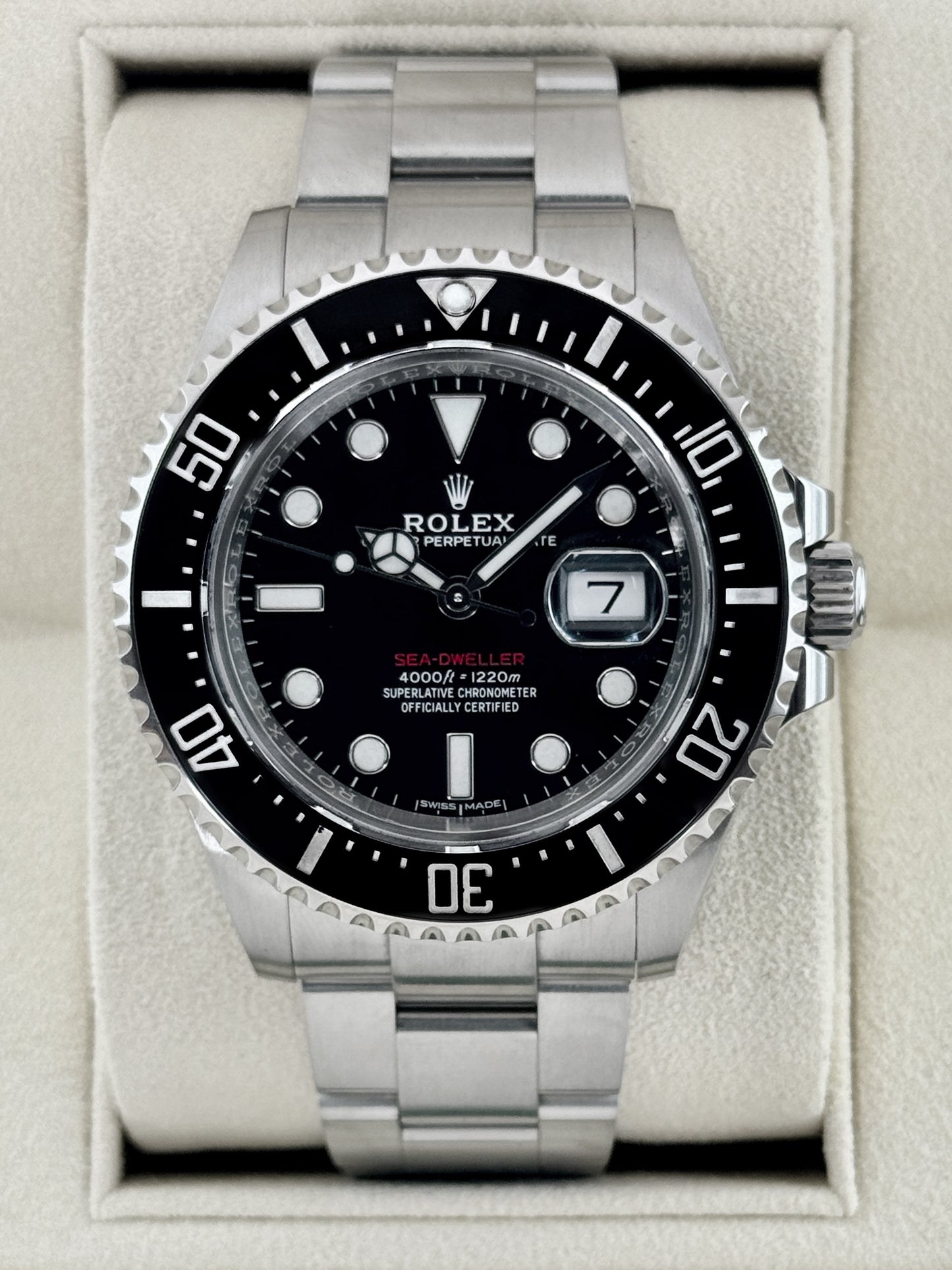 2018 Rolex Sea-Dweller 43mm 126600 Black Dial