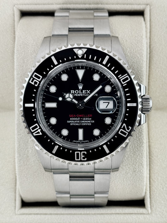 2018 Rolex Sea-Dweller 43mm 126600 Black Dial