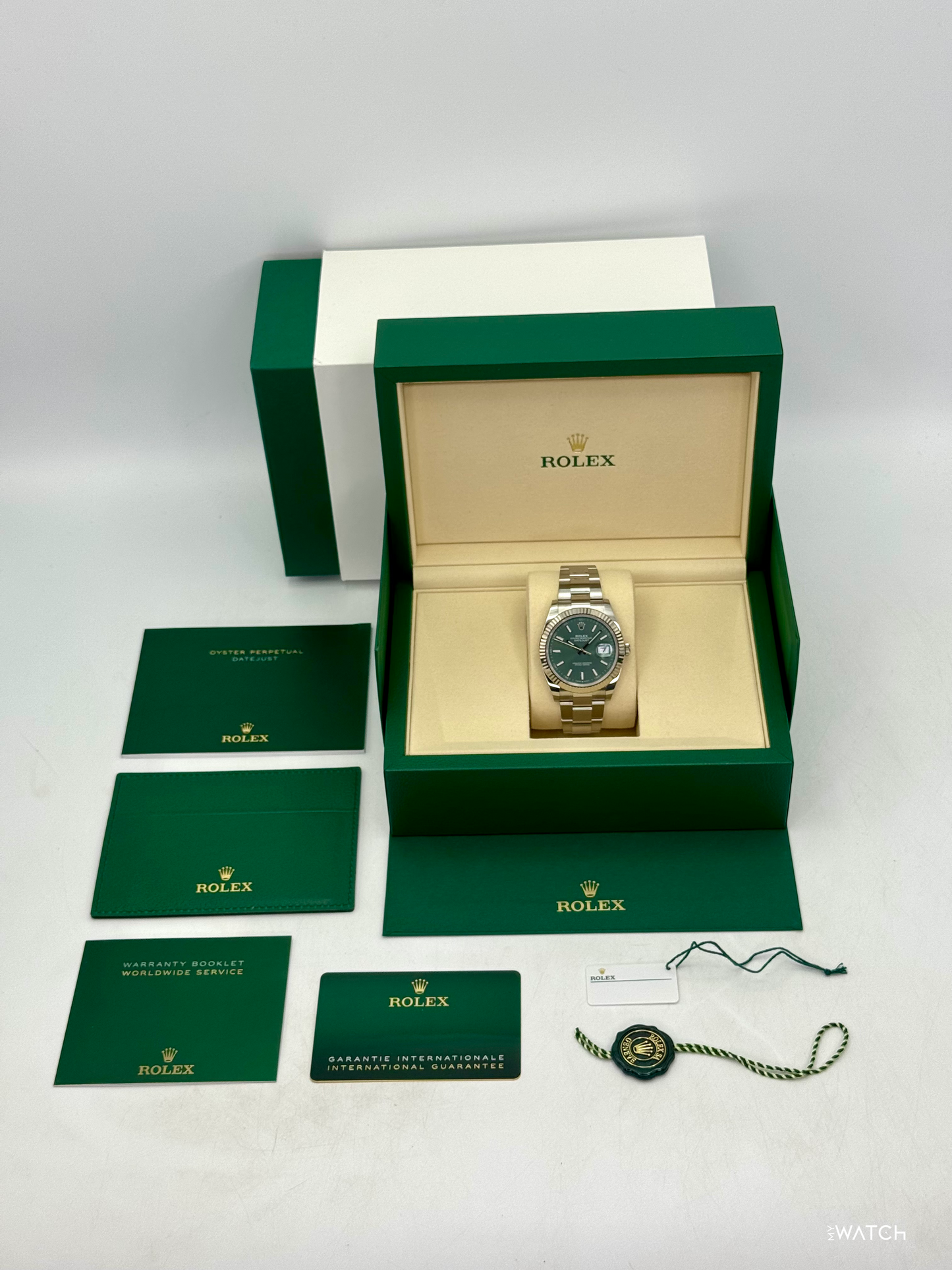 NEW 2026 Rolex Datejust 41mm 126334 Oyster Green Dial - MyWatchLLC