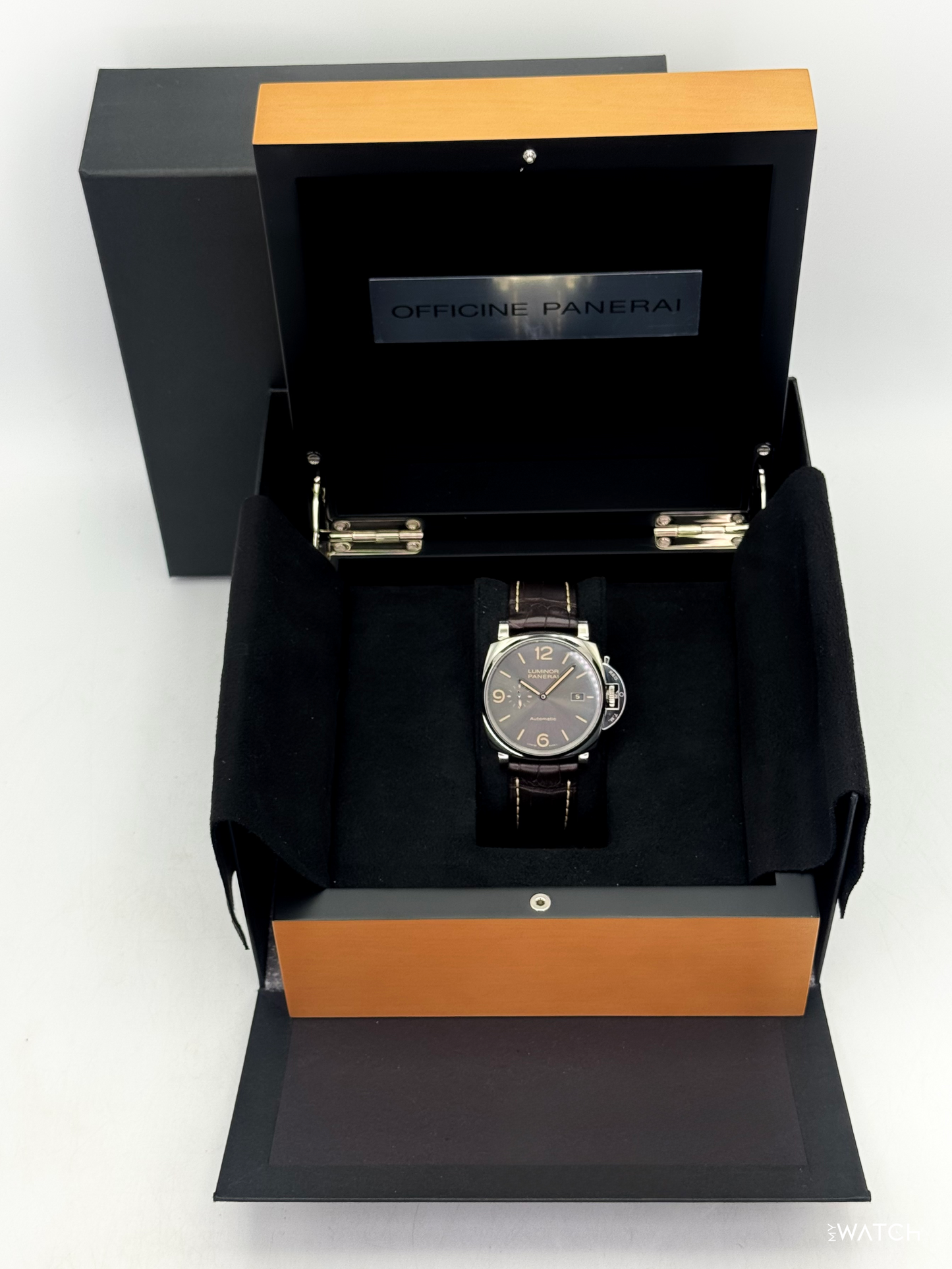 2018  Panerai Luminor Due 45mm PAM00943 Stainless Steel Grey Dial