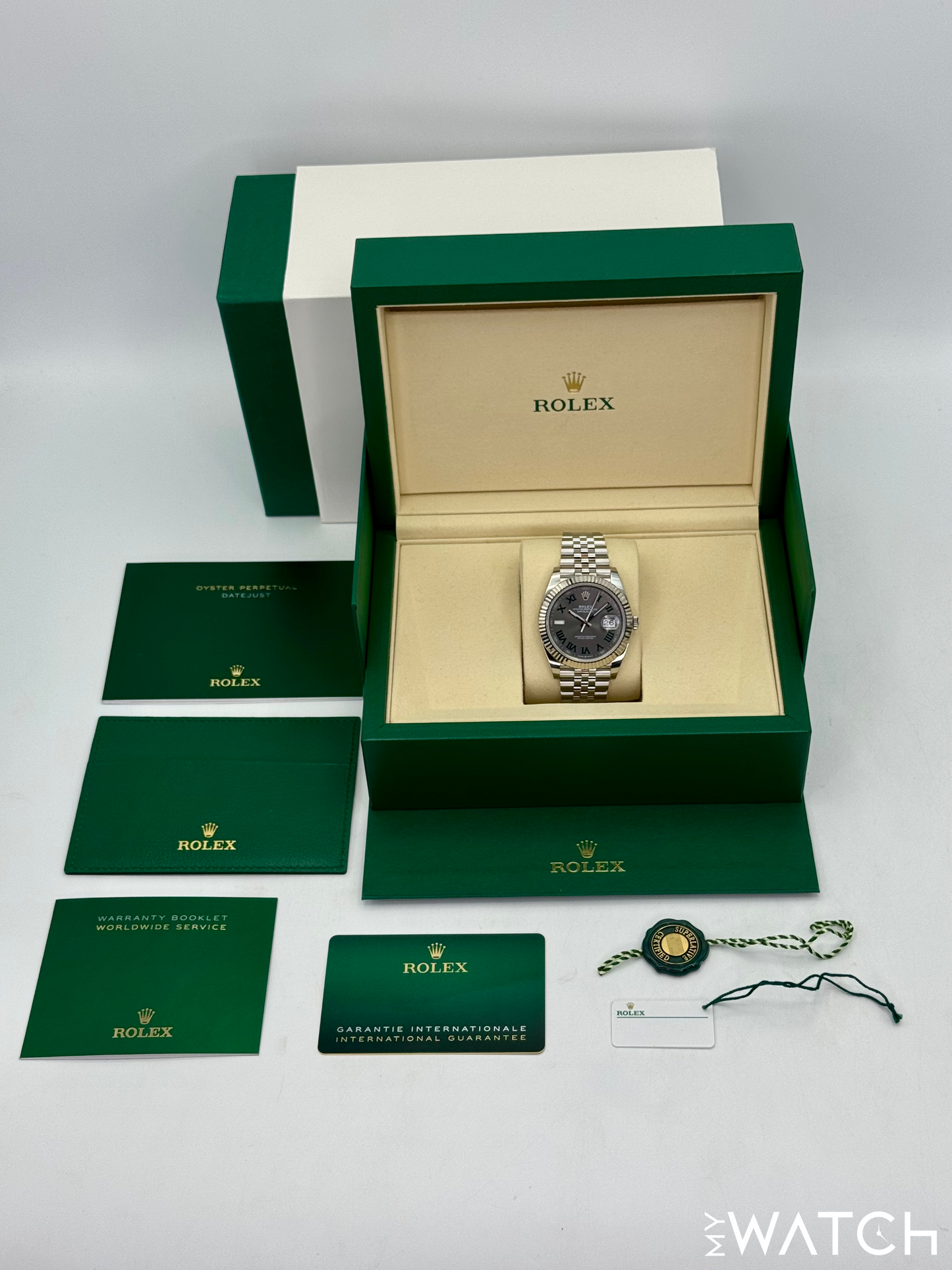 NEW 2025 Rolex Datejust 41mm 126334 Jubilee Wimbledon Dial