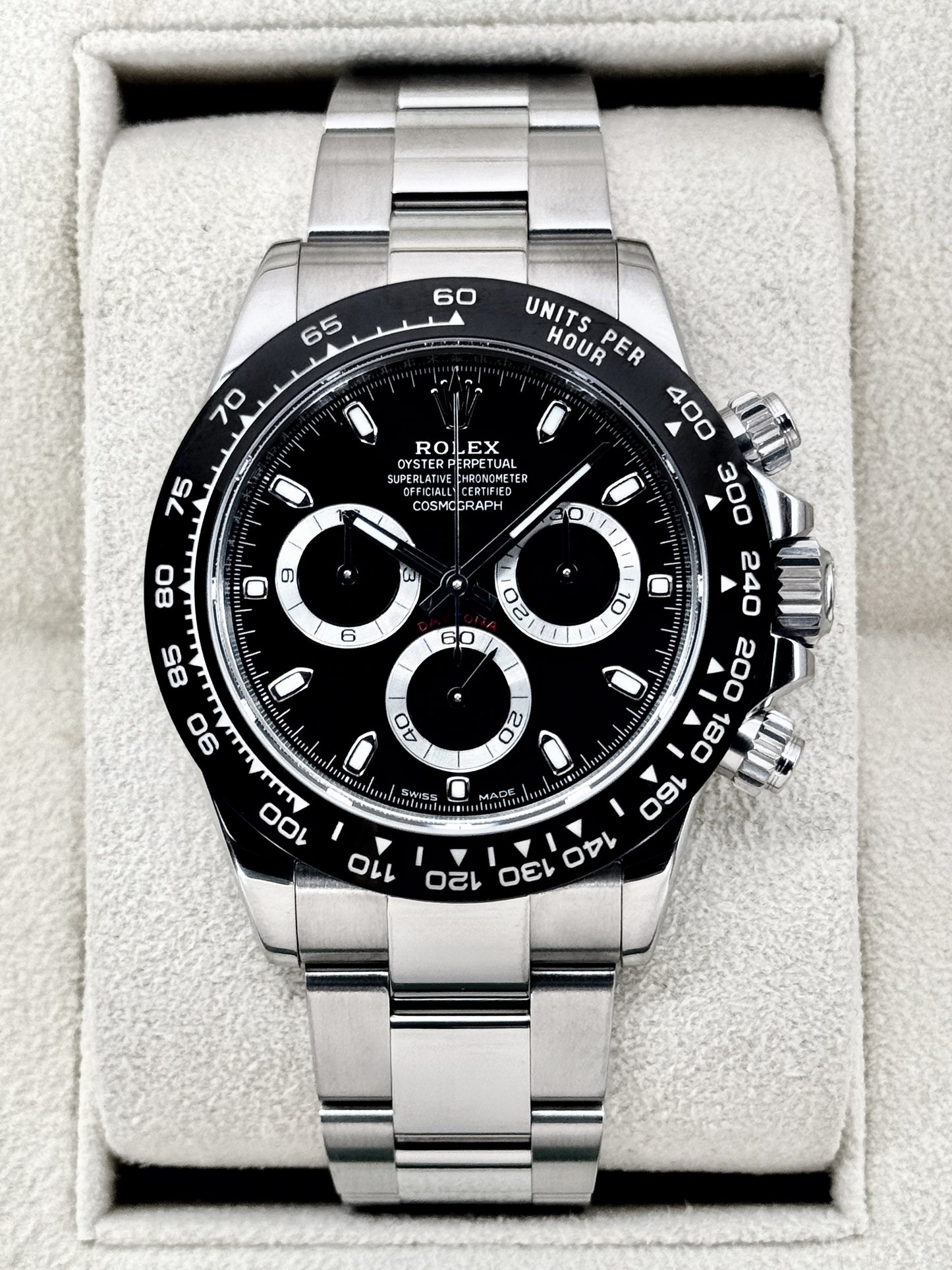 2024 Rolex Daytona 40mm 116500LN Stainless Steel Black Dial