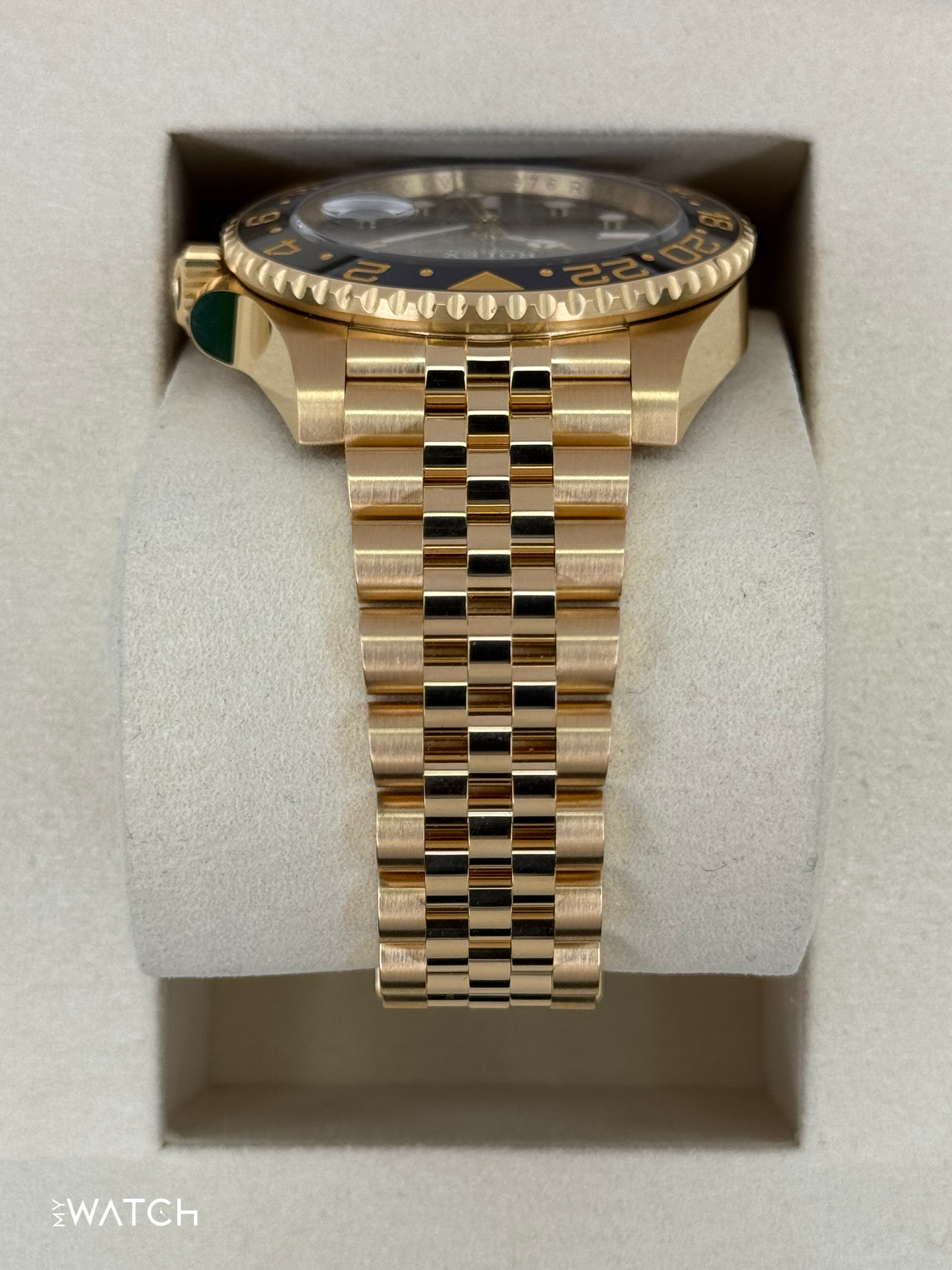 NEW 2025 Rolex GMT-Master II 40mm 126718GRNR Jubilee Black Dial - MyWatchLLC