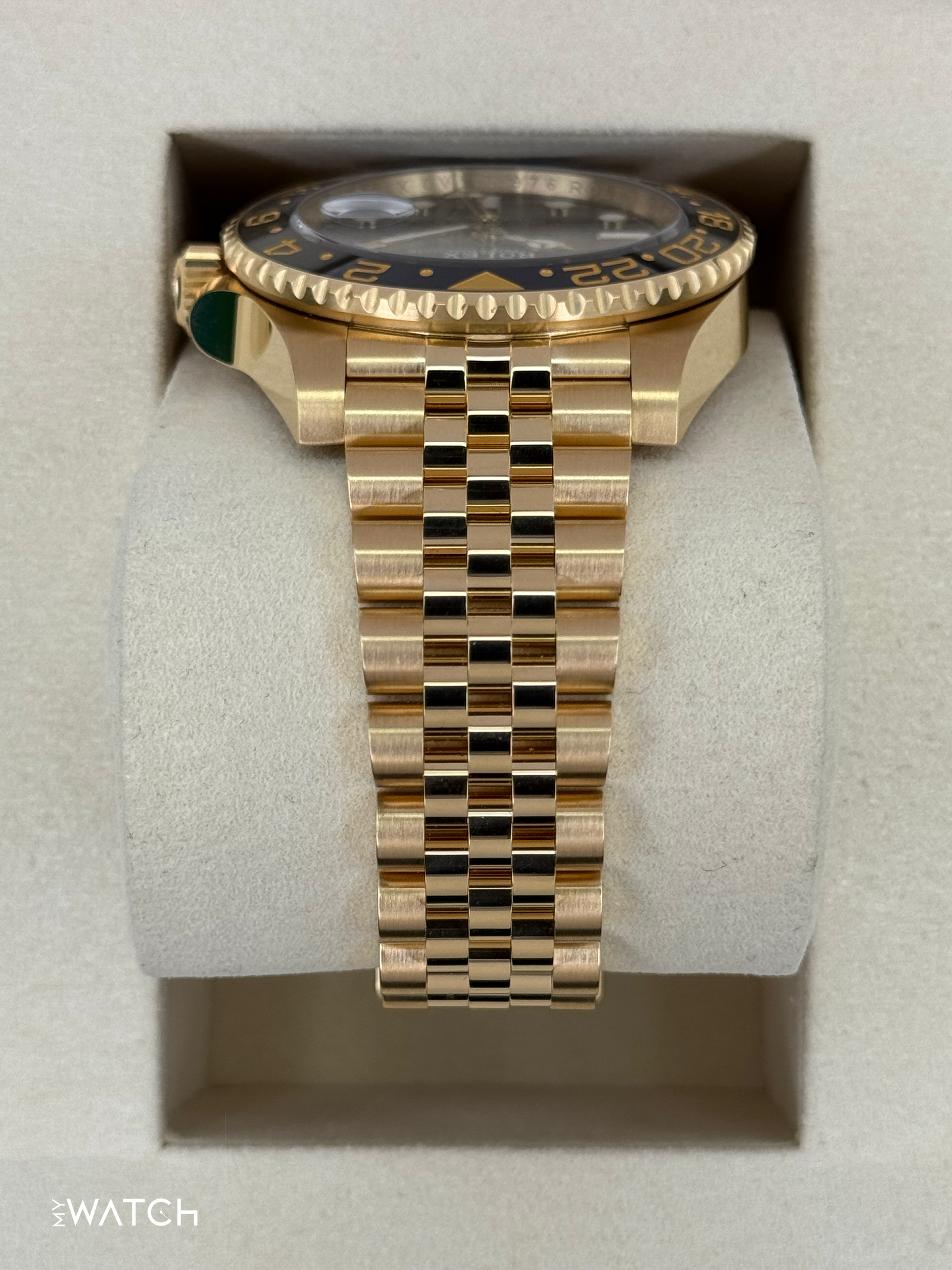 NEW 2025 Rolex GMT-Master II 40mm 126718GRNR Jubilee Black Dial - MyWatchLLC