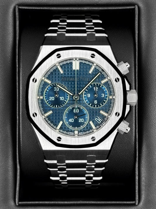 NEW 2026 Audemars Piguet Royal Oak Chronograph 41mm 26240ST Blue Dial