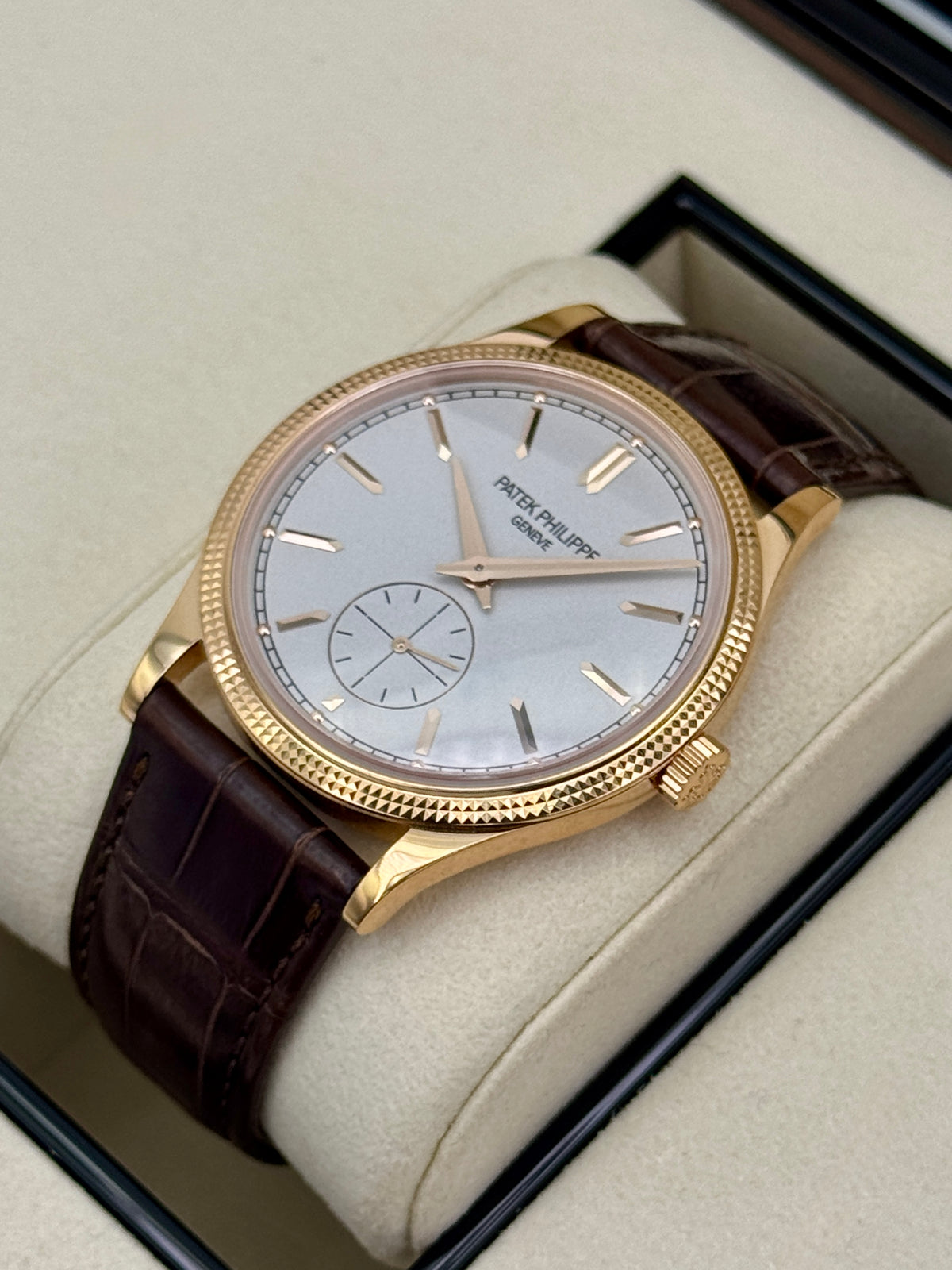 2025 Patek Philippe Calatrava 40mm 6119R Rose Gold White Dial