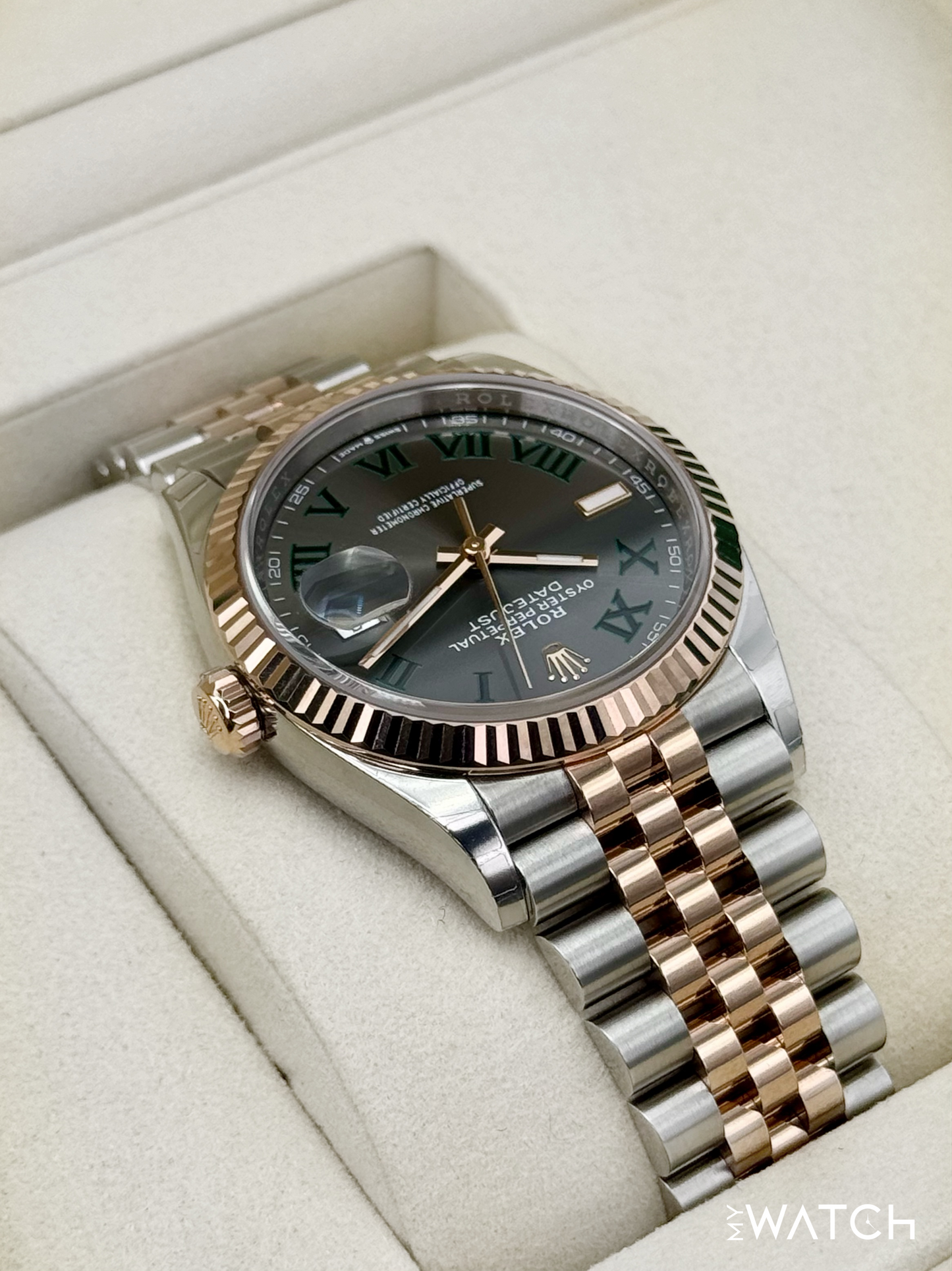 NEW 2025 Rolex Datejust 36mm 126231 Two-Tone Jubilee Wimbledon Dial (STICKERED)