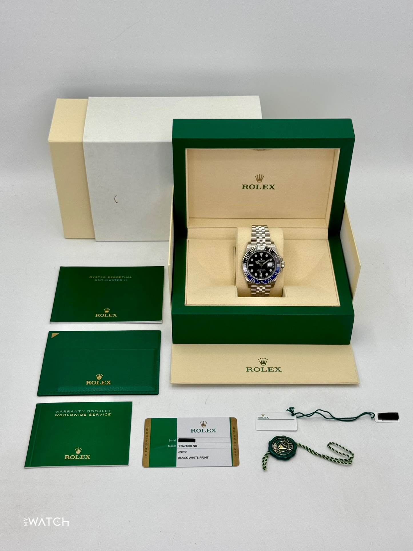 2020 Rolex GMT-Master II "Batgirl" 40mm 126710BLNR Jubilee