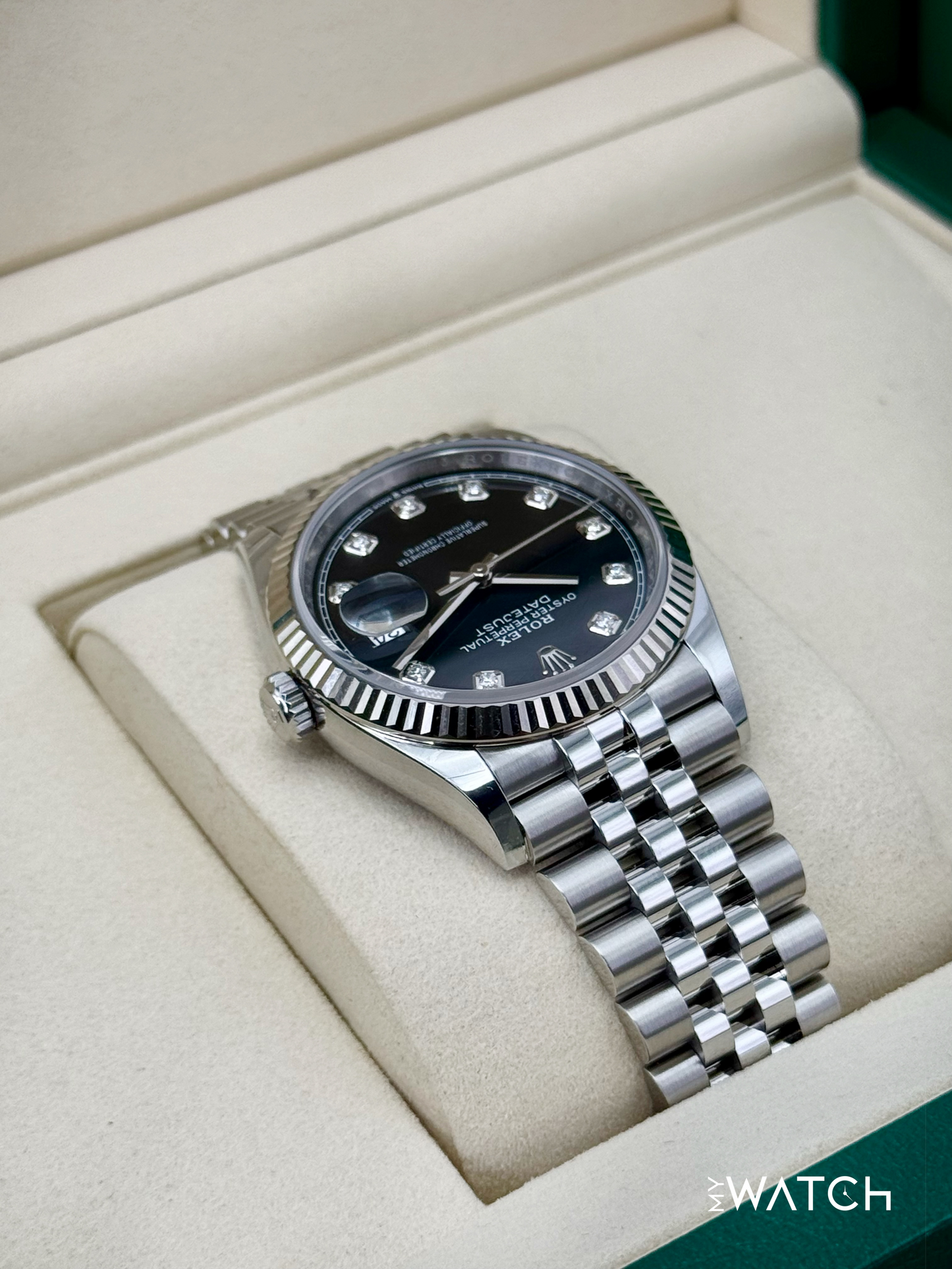 NEW 2025 Rolex Datejust 36mm 126234 Jubilee Black Diamond Dial