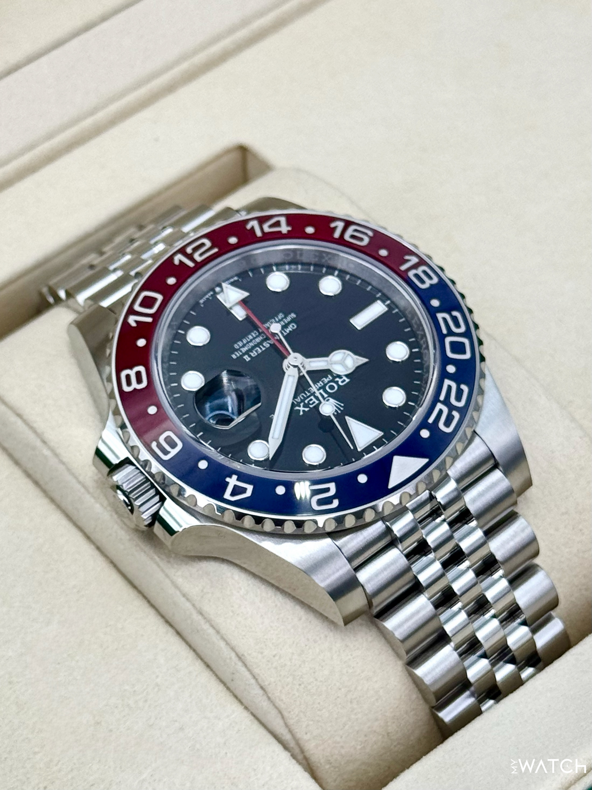 NEW 2026 Rolex GMT-Master II "Pepsi" 40mm 126710BLRO Jubilee (STICKERED) - MyWatchLLC