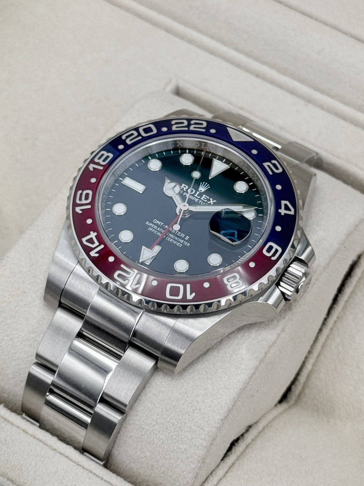 2022 Rolex GMT-Master II Pepsi 40mm 126710BLRO Oyster