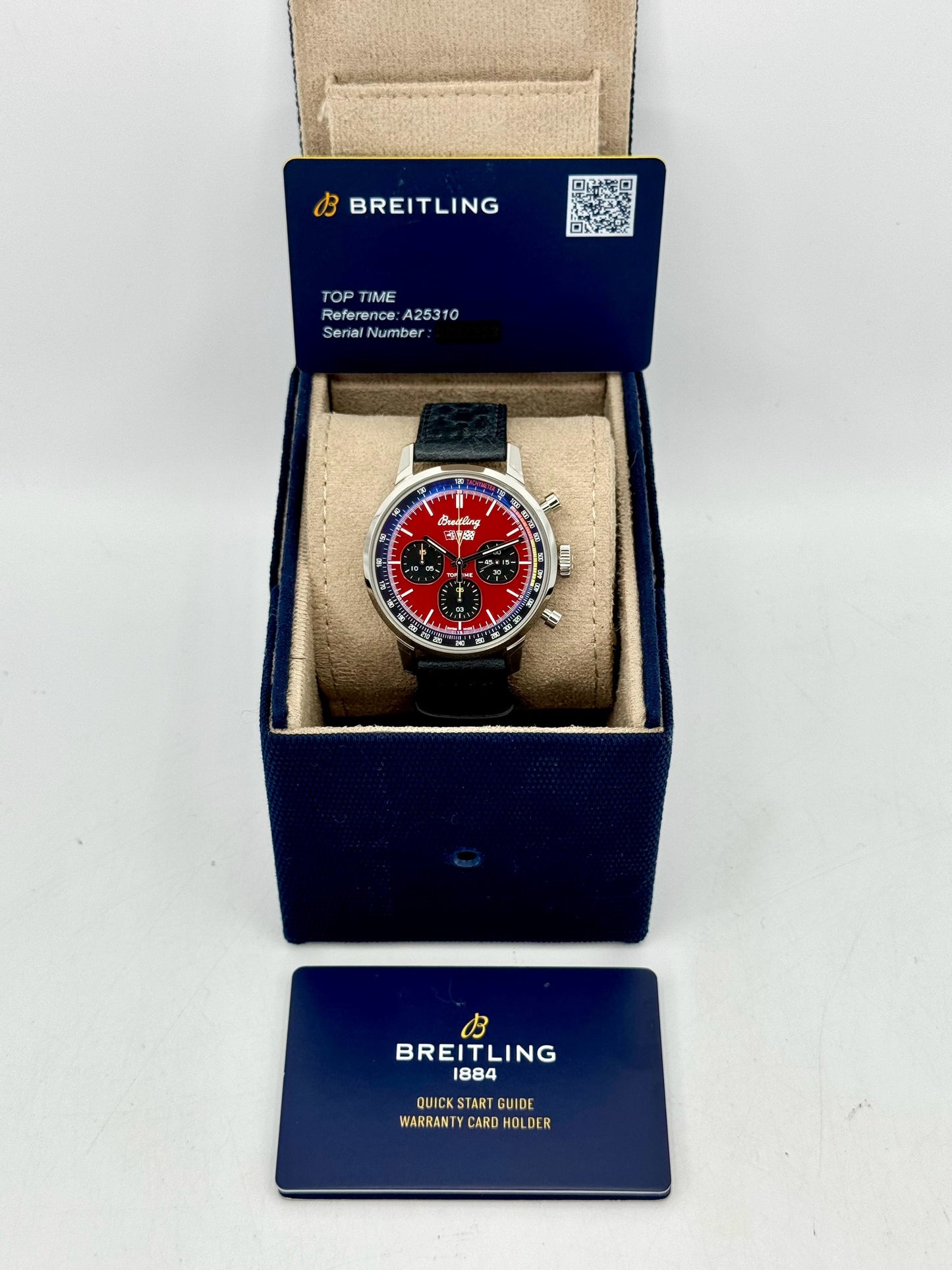 New 2024 Breitling Top Time Chronograph 42mm A25310 Steel Red Dial