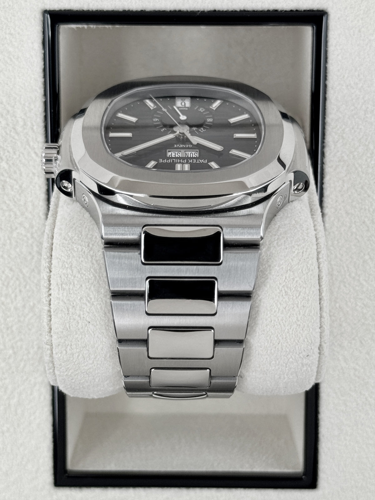 2024 Patek Philippe Nautilus Moonphase 40.5mm 5726/1A-014 Stainless Steel Blue Dial - MyWatchLLC