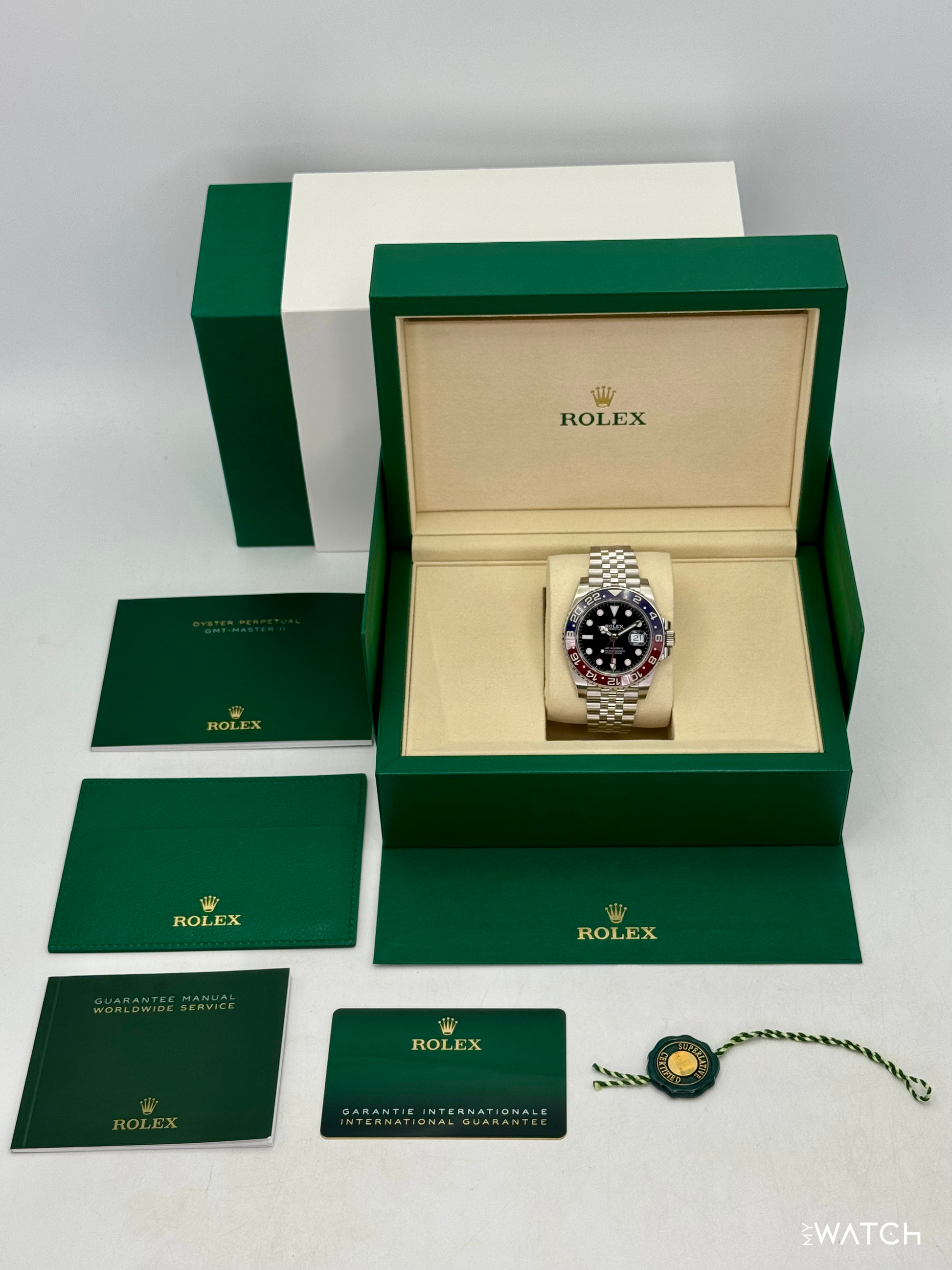 NEW 2025 Rolex GMT-Master II "Pepsi" 40mm 126710BLRO Jubilee - MyWatchLLC
