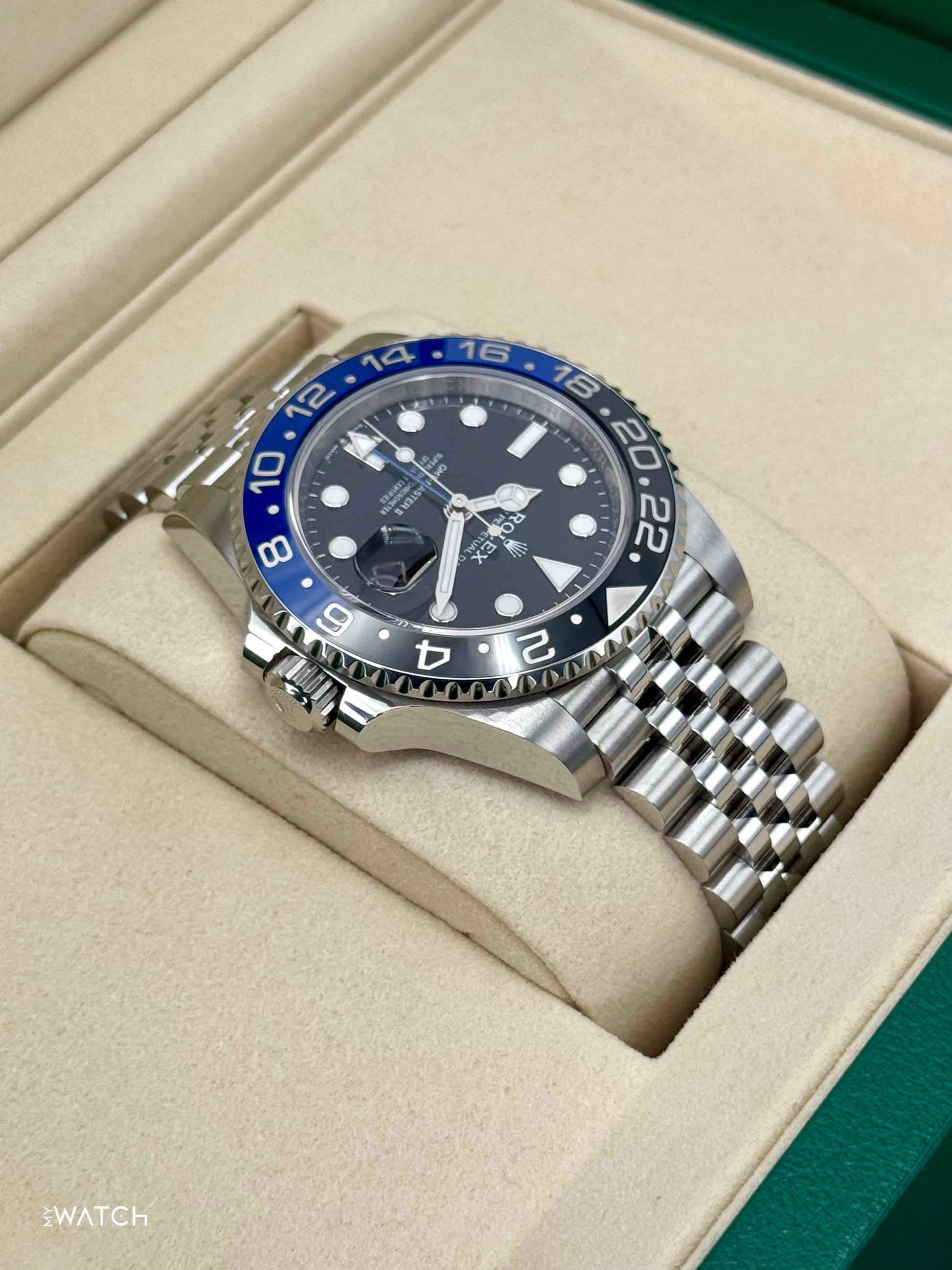 2025 Rolex GMT-Master II "Batgirl" 40mm 126710BLNR Jubilee - MyWatchLLC