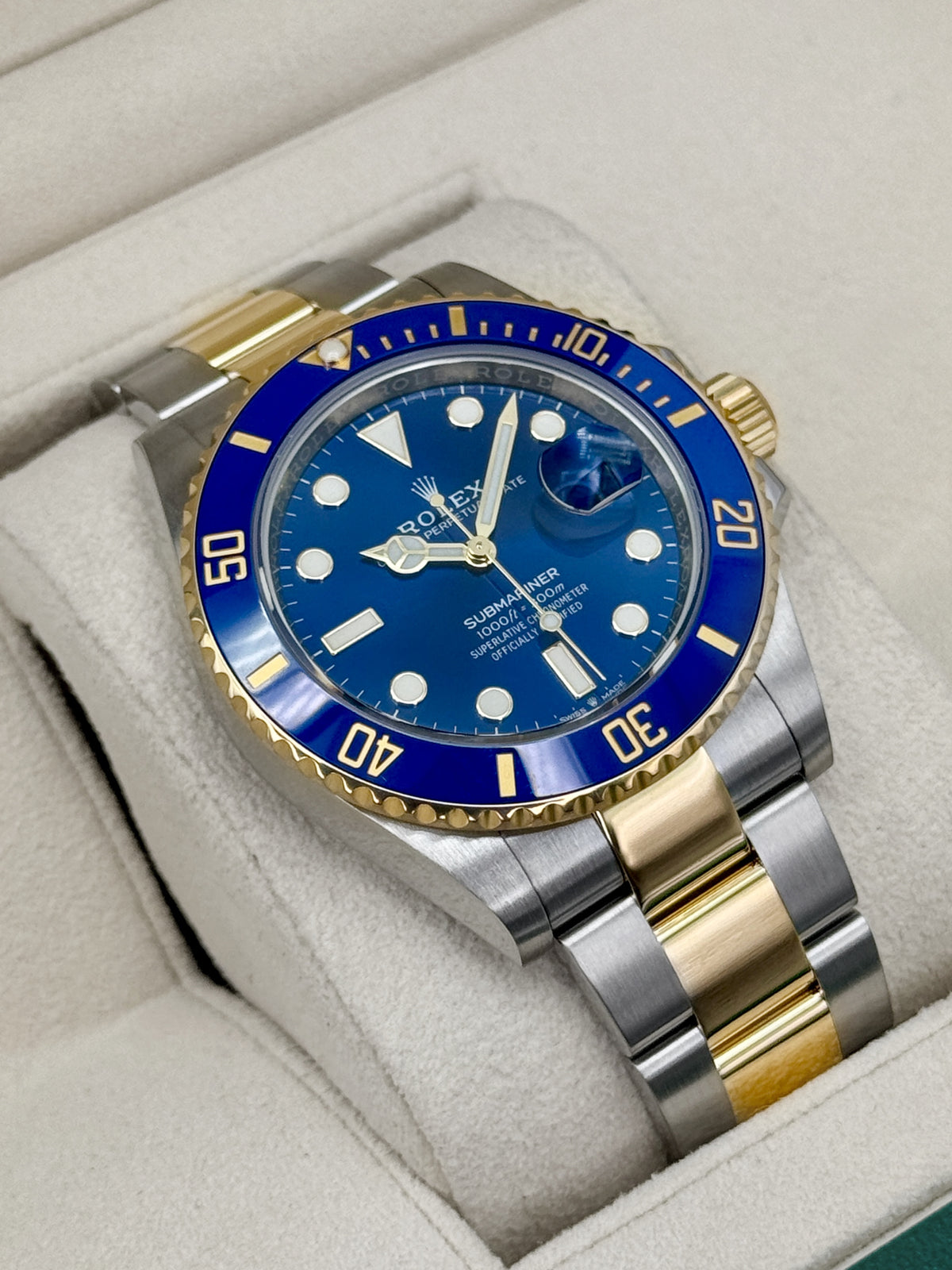 2023 Rolex Submariner Bluesy 41mm 126613LB Two-Tone Blue Dial