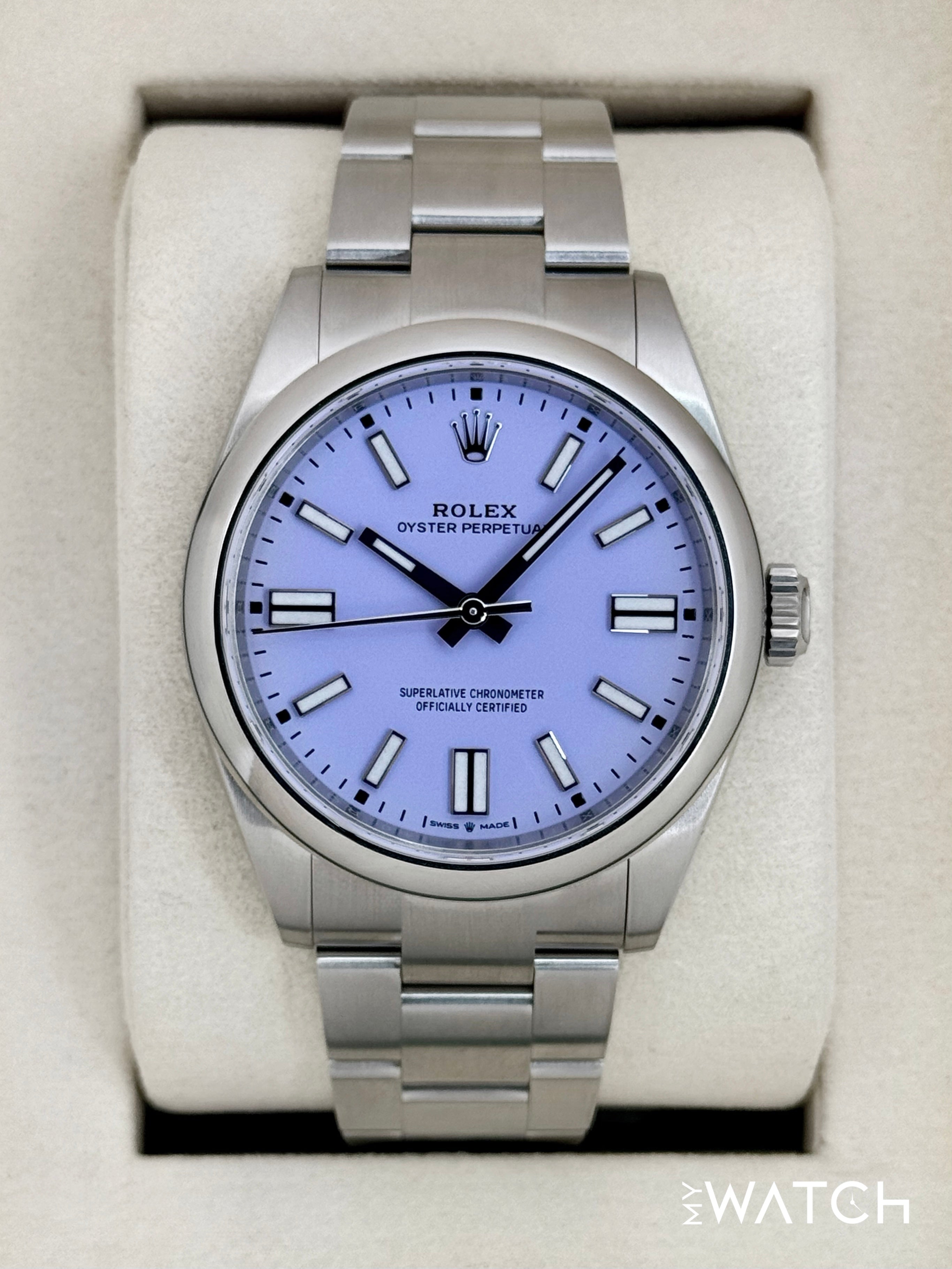NEW 2025 Rolex Oyster Perpetual 41mm 134300 Lavender Dial