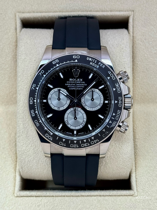 NEW 2025 Rolex Daytona "Baby Le Mans" 40mm 126519LN White Gold Black Dial