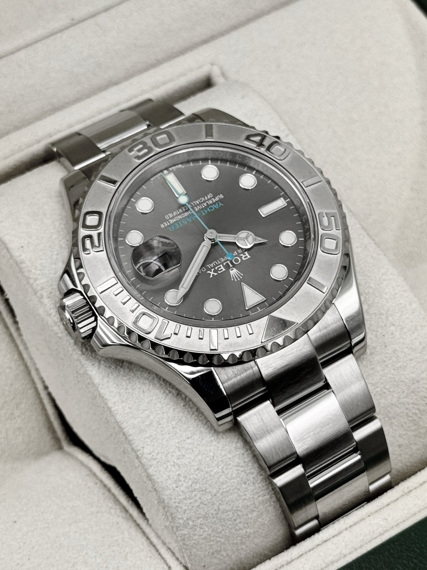 2020 Rolex Yacht-Master 40mm 126622 Stainless Steel Rhodium Dial