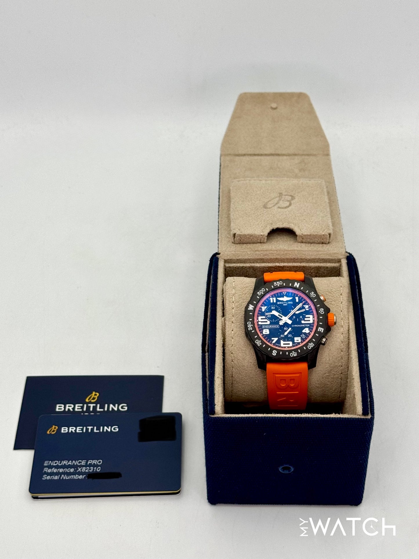 2023 Breitling Endurance Pro 44mm X82310 Plastic Black Dial