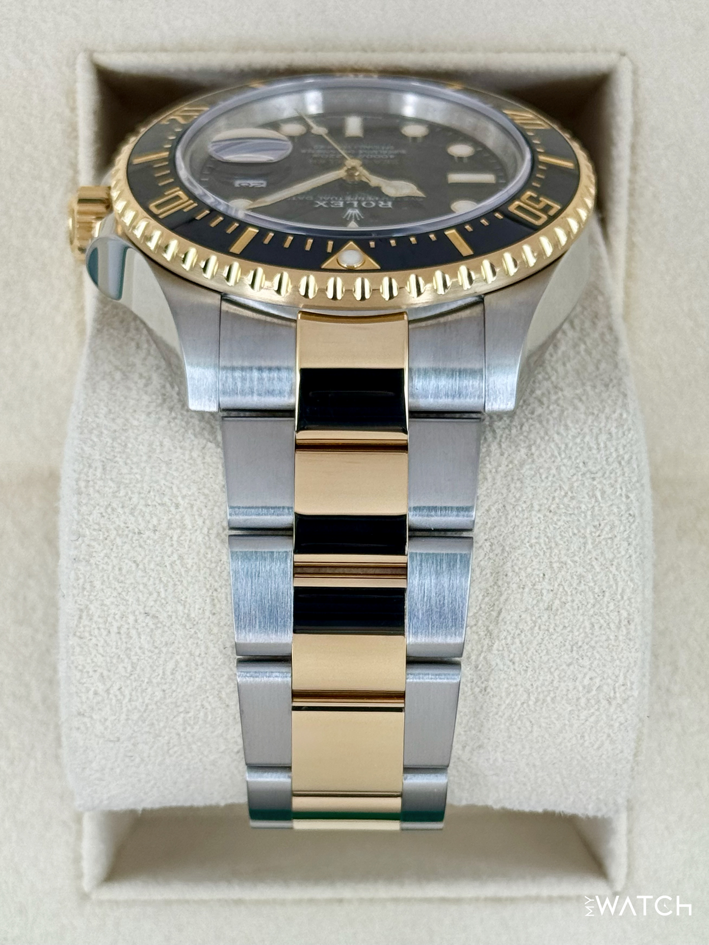 2022 Rolex Sea-Dweller 43mm 126603 Two-Tone Black Dial - MyWatchLLC