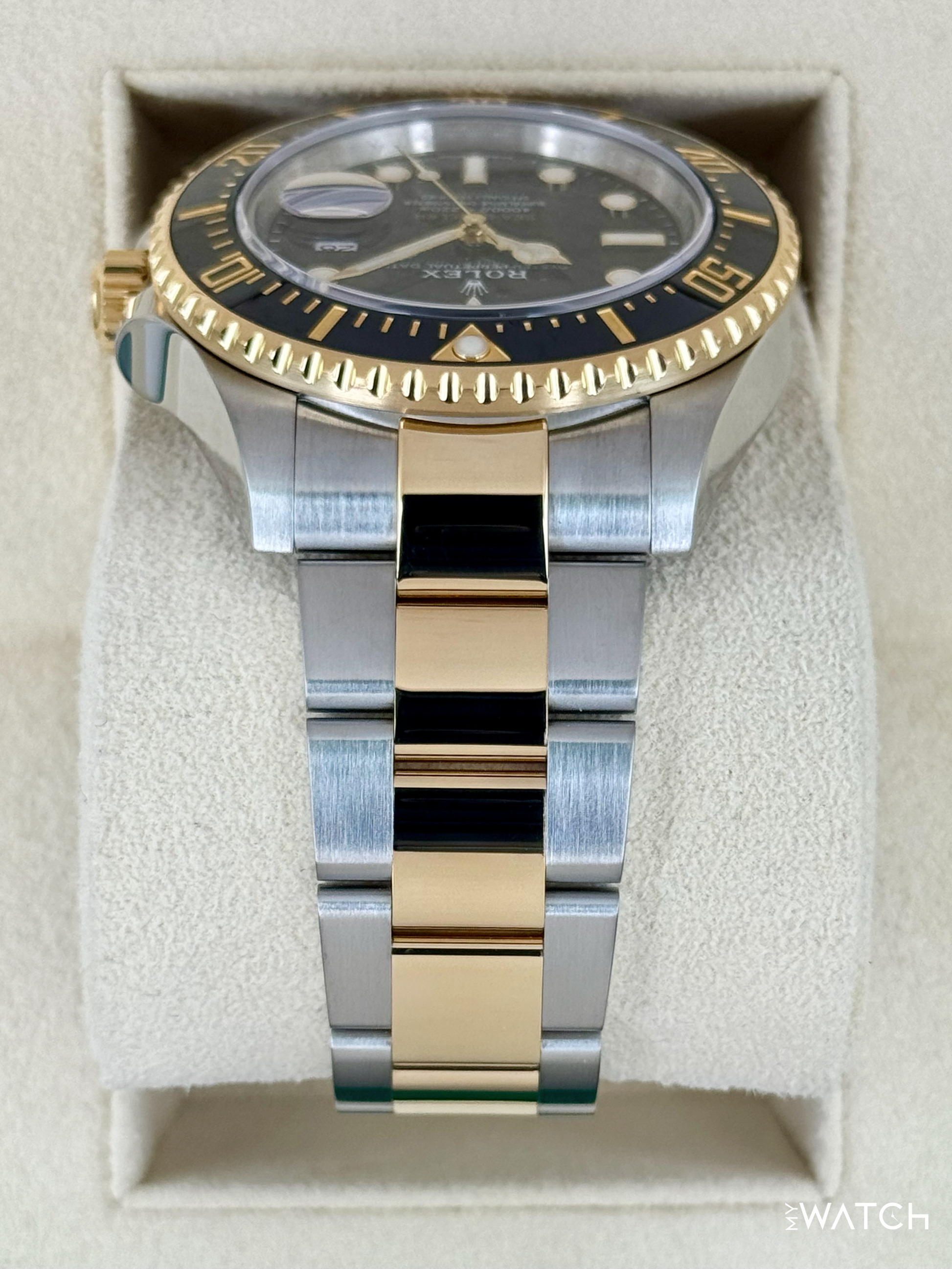 2022 Rolex Sea-Dweller 43mm 126603 Two-Tone Black Dial - MyWatchLLC