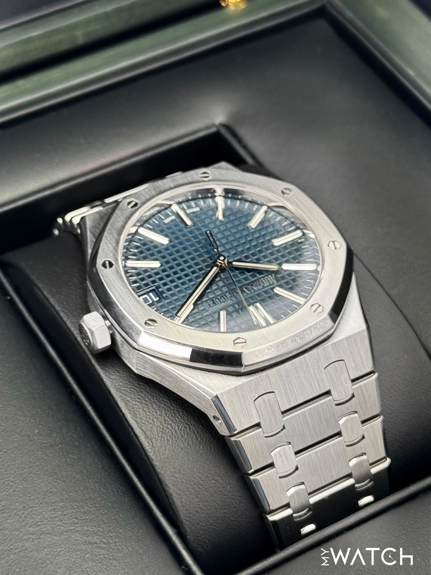 2023 Audemars Piguet  Royal Oak  41mm 15510ST Stainless Steel Blue Dial