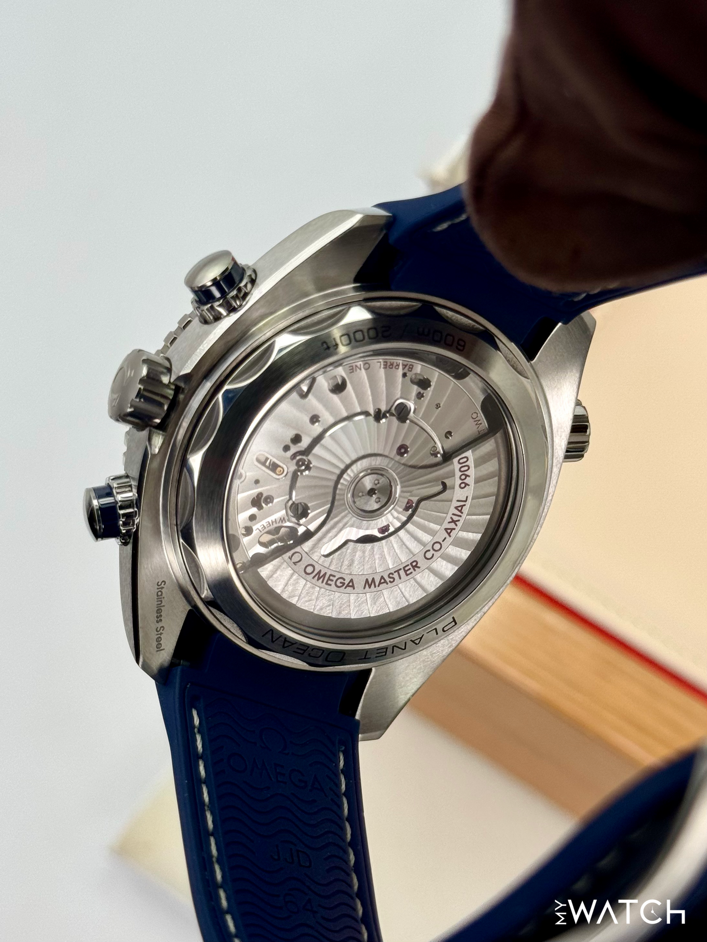 Omega Seamaster Planet Ocean 45.5mm 215.33.46.51.03.001 Blue Dial - MyWatchLLC