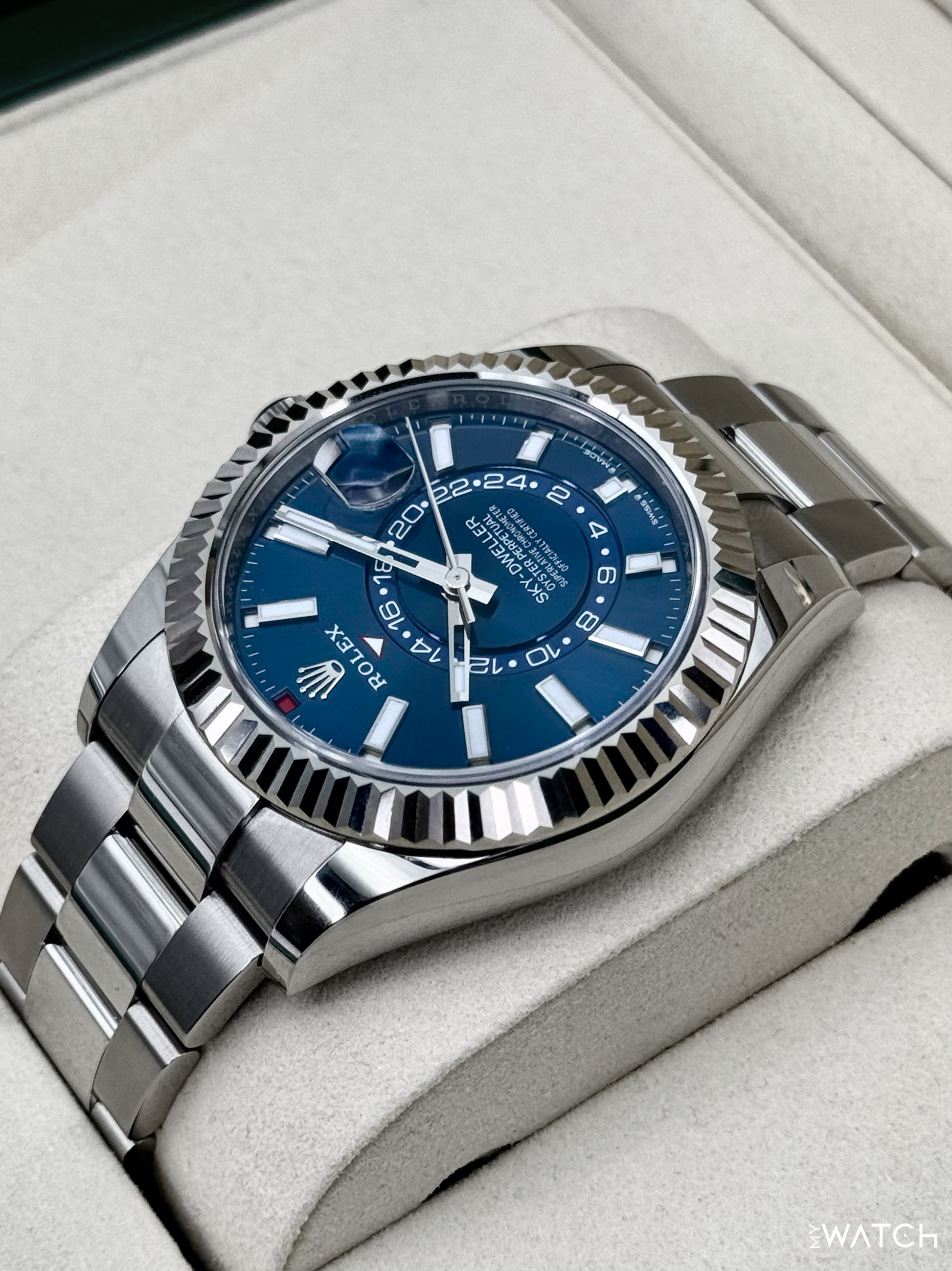 NEW 2026 Rolex Sky-Dweller 42mm 336934 Oyster Blue Dial - MyWatchLLC