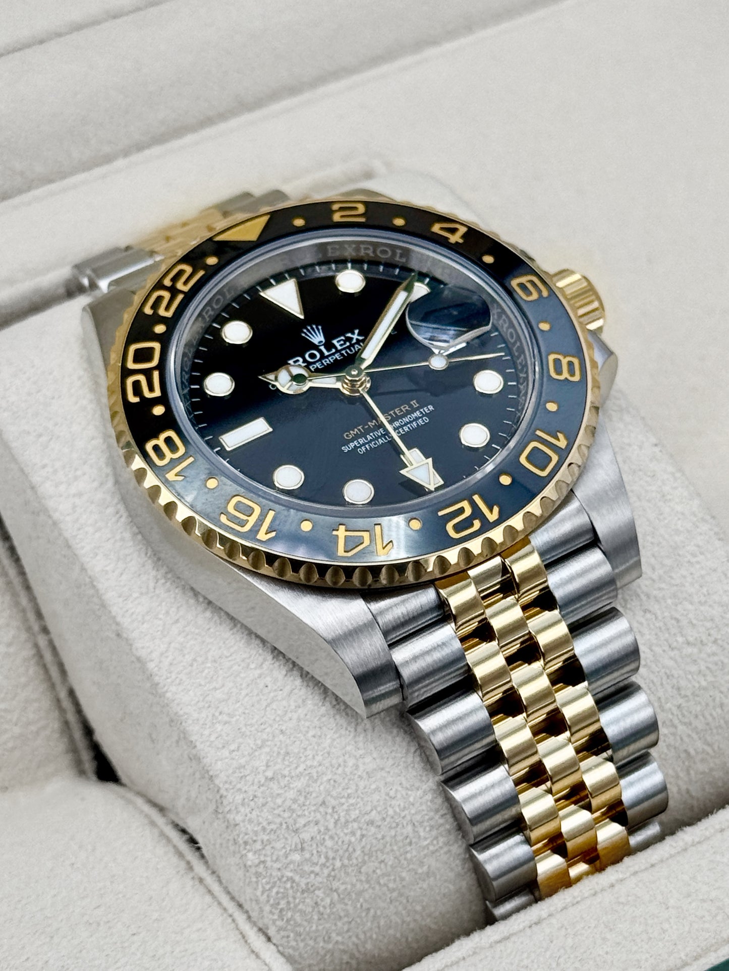 2024 Rolex GMT-Master II 40mm 126713GRNR Two-Tone Jubilee