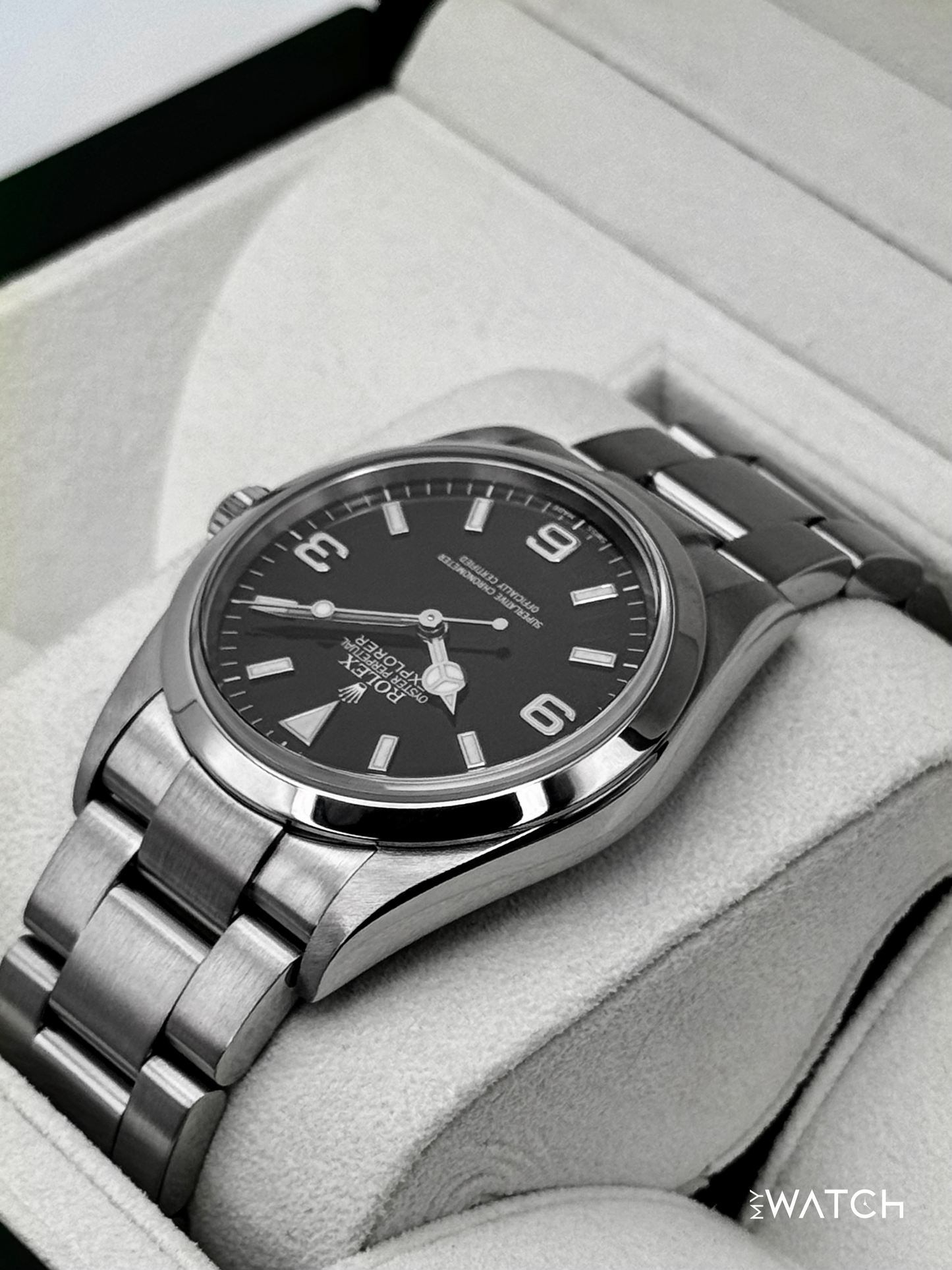 2005 Rolex Explorer 36mm 114270 Stainless Steel Black Dial