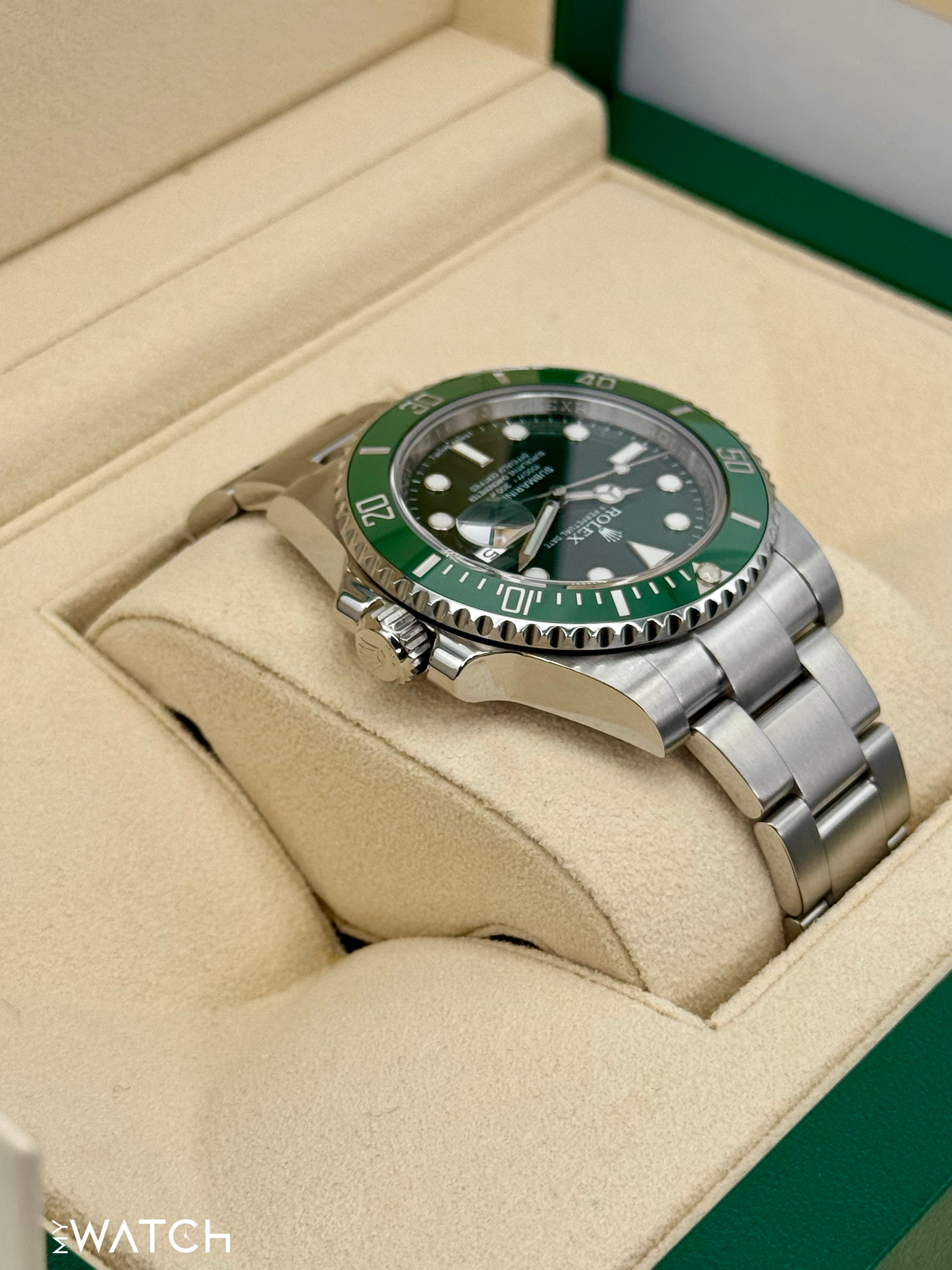 2016 Rolex Submariner “Hulk” 40mm 116610LV Green Dial - MyWatchLLC
