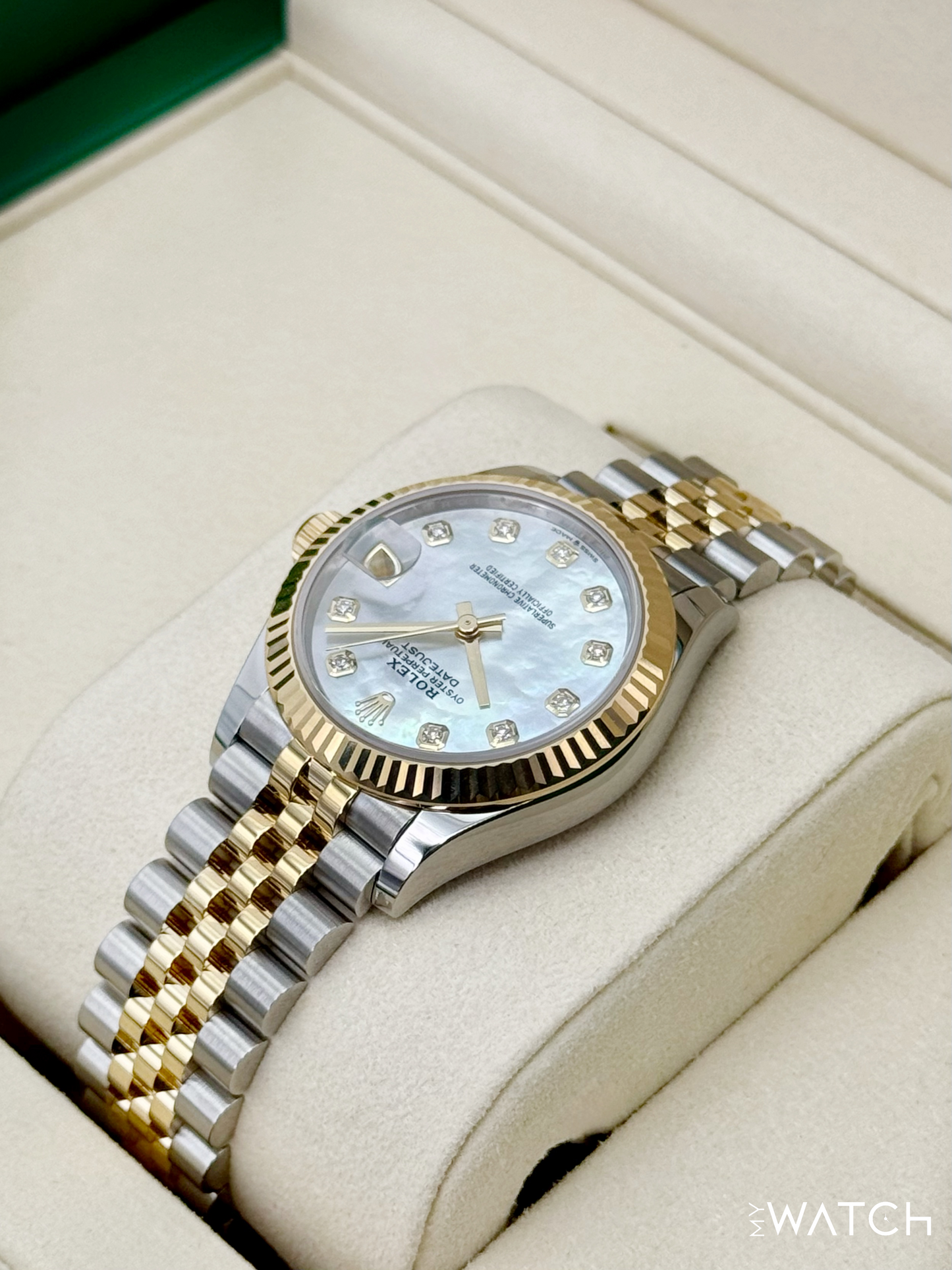 NEW 2025 Rolex Datejust 31mm 278273 Jubilee MOP Diamond Dial