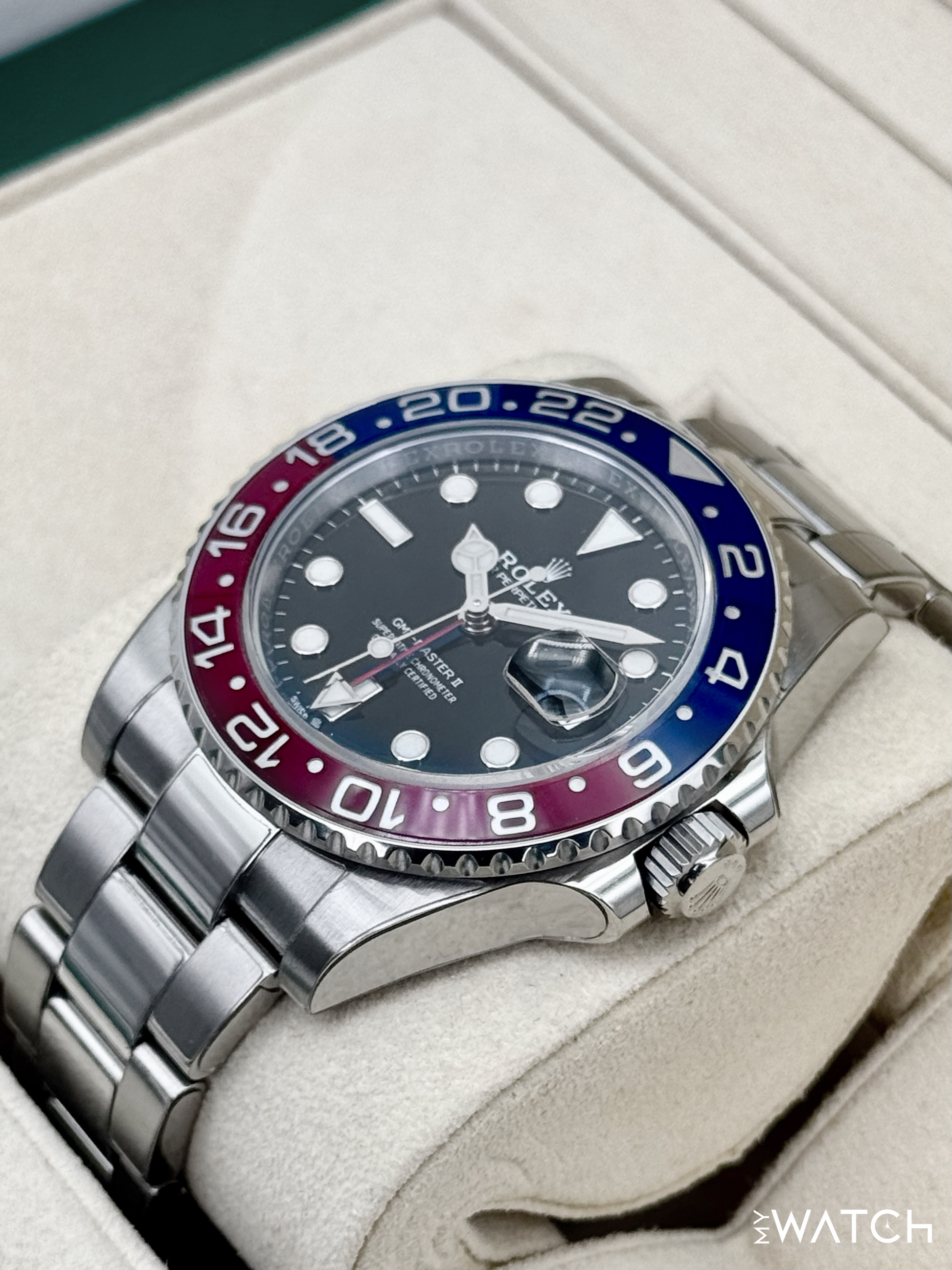 2022 Rolex GMT-Master II "Pepsi" 40mm 126710BLRO Oyster - MyWatchLLC