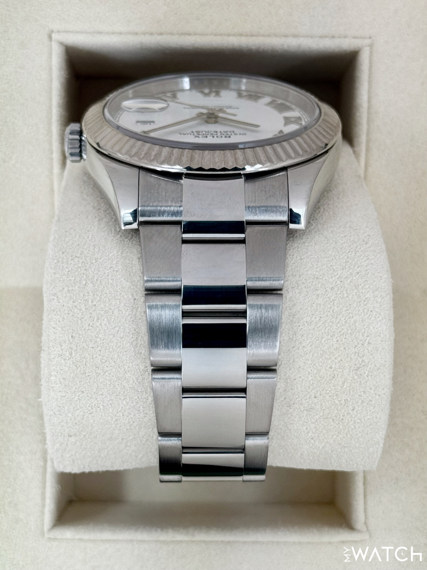 2019 Rolex Datejust 41mm 126334 Stainless Steel Oyster White Dial