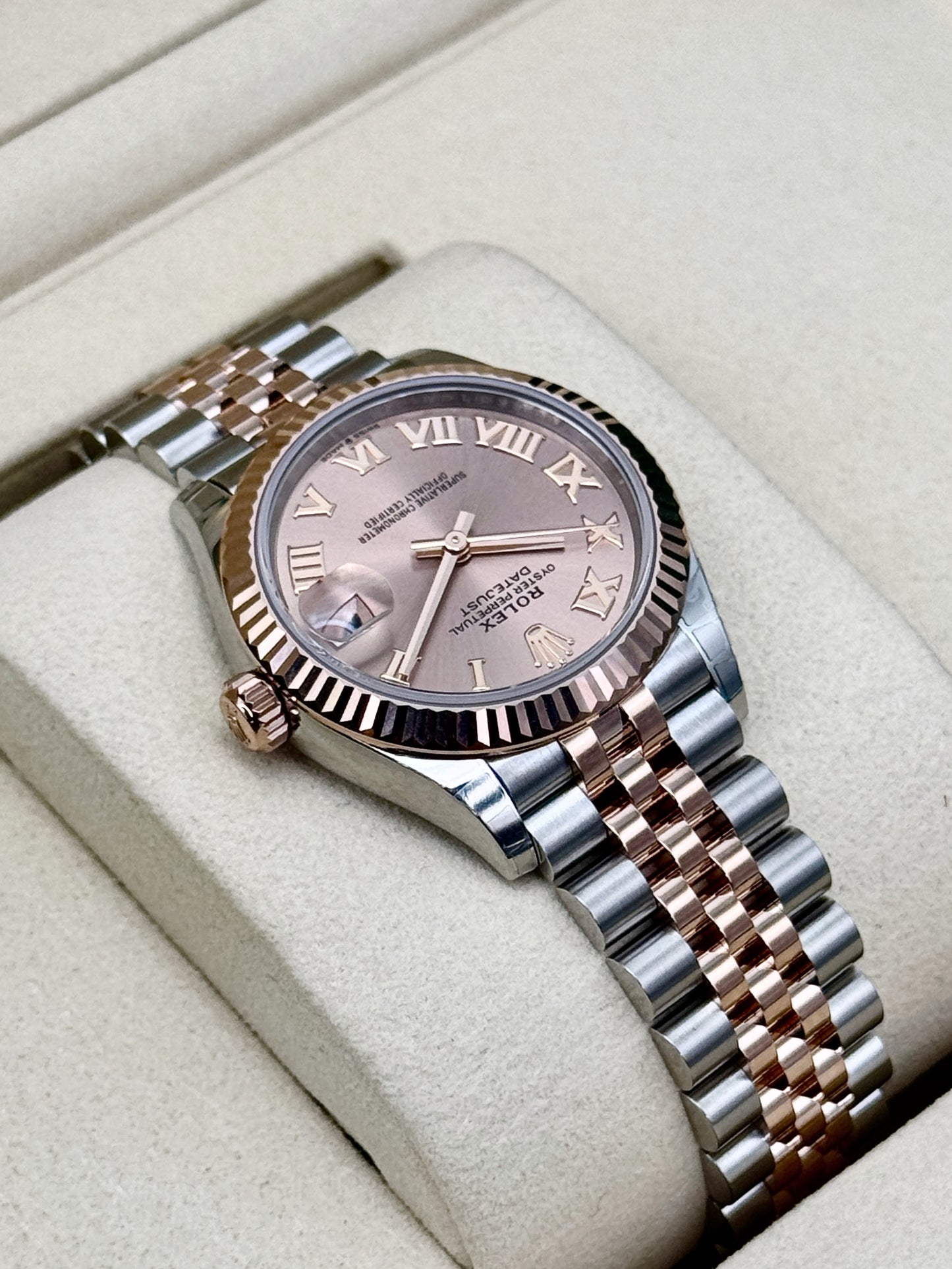 NEW 2026 Rolex Ladies Datejust 31mm 278271 Two-Tone Jubilee Pink Dial