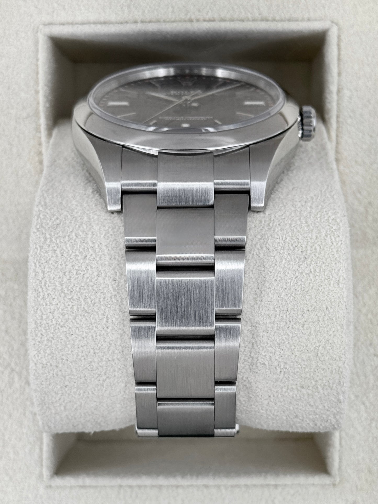 2018 Rolex Oyster Perpetual 39mm 114300 Stainless Steel Purple Dial (CPO)