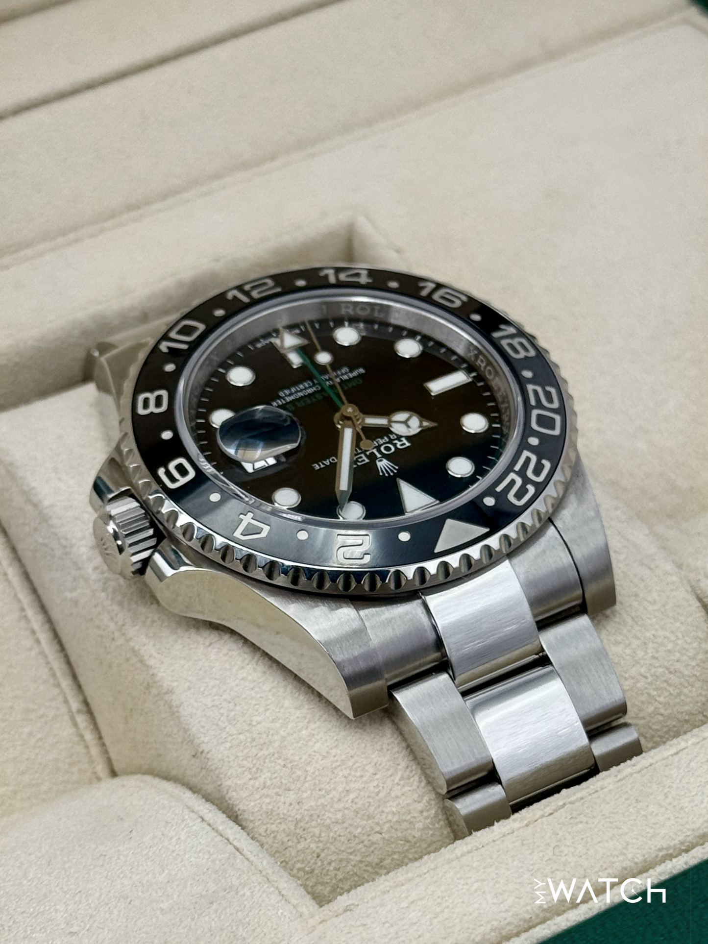 2018 Rolex GMT-Master II 40mm 116710LN Stainless Steel Black Dial