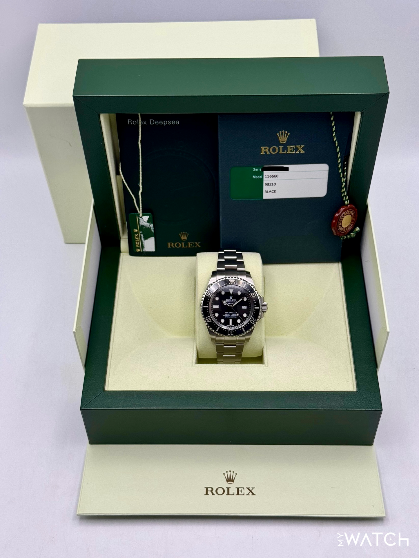 2015 Rolex Deepsea 44mm 116660 Stainless Steel Black Dial - MyWatchLLC