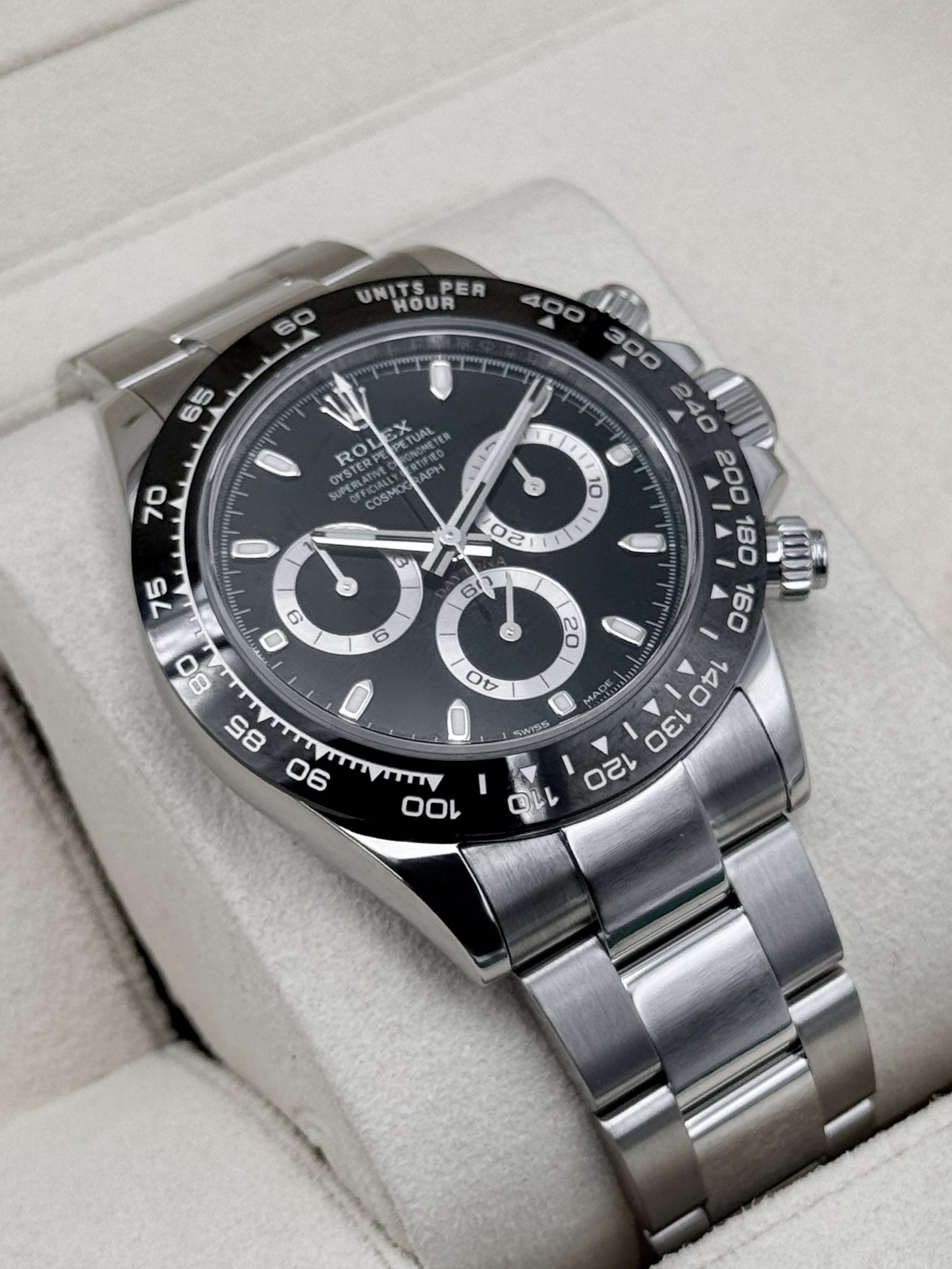 2023 Rolex Daytona 40mm 116500LN Stainless Steel Black Dial