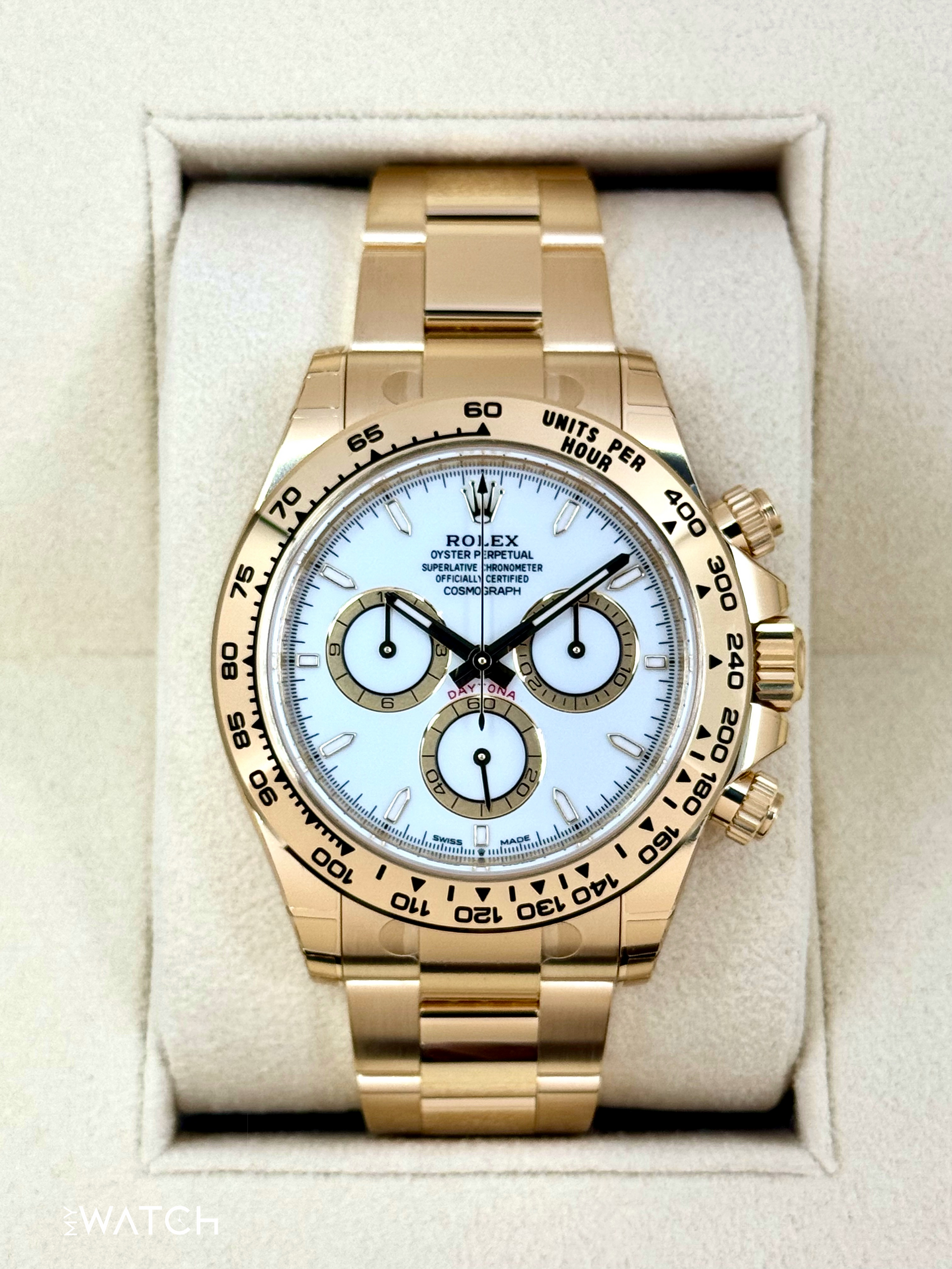 ライト・ランタン TEN to TEN WWW_HOYAROBO MODEL No3 NEW 2025 Rolex Daytona 40mm 126508 18K Yellow Gold White Dial