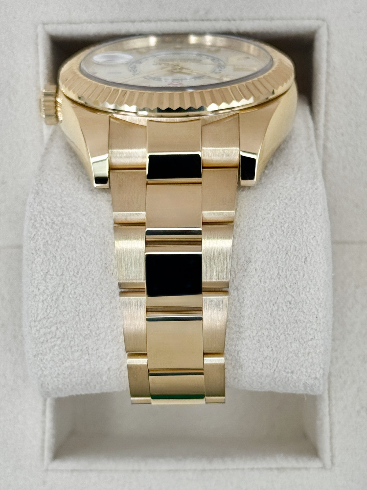 2023 Rolex Sky-Dweller 42mm 326938 Yellow Gold Oyster White Dial