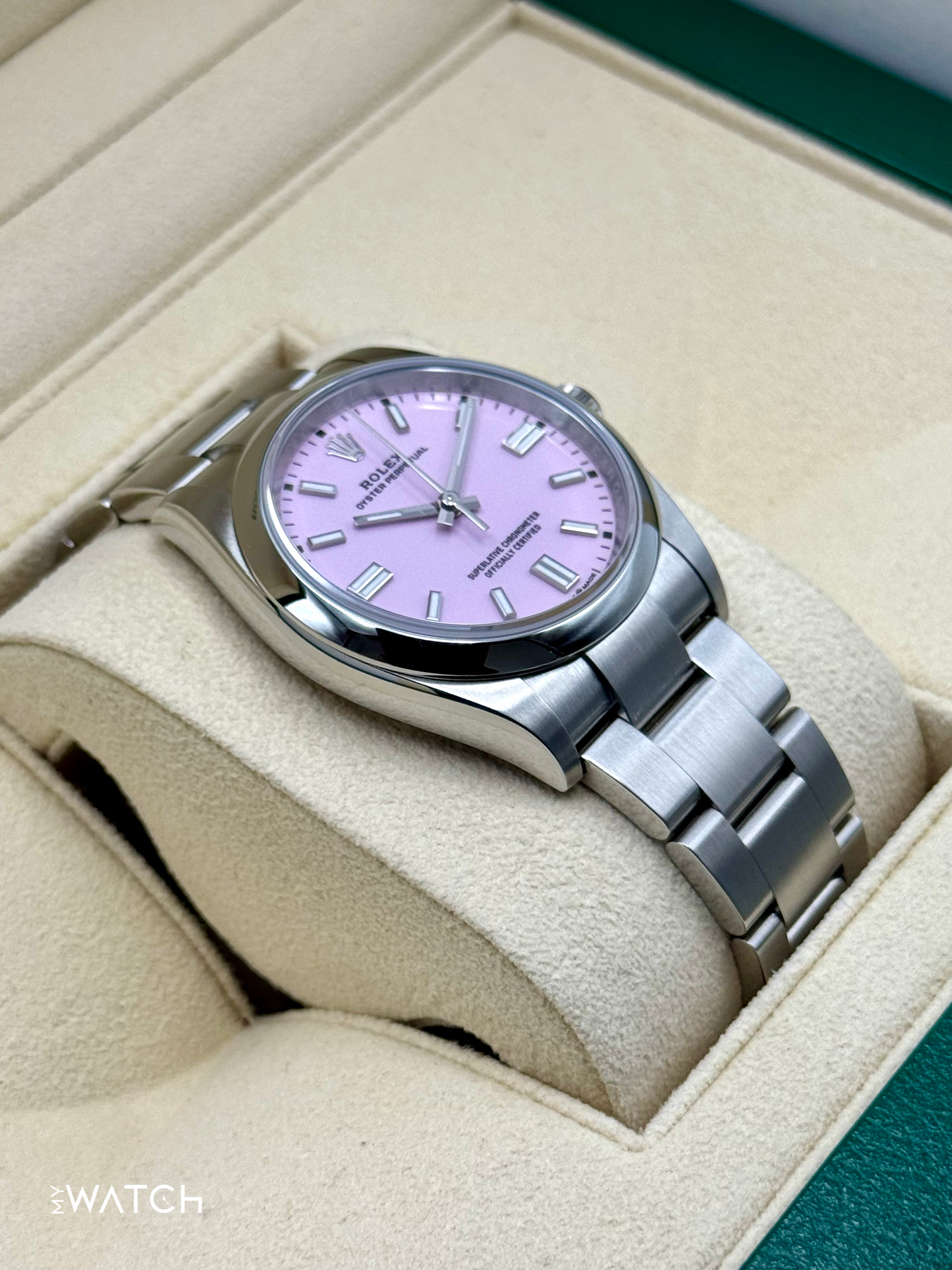 2024 Rolex Oyster Perpetual 36mm 126000 Candy Pink Dial