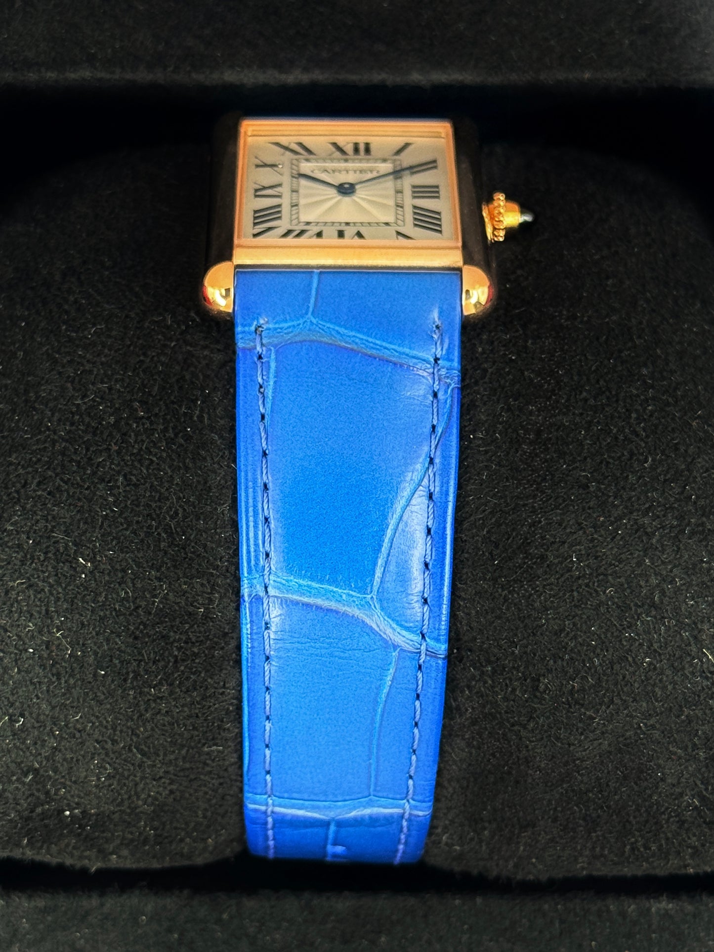 2023 Cartier Tank Louis Cartier Large 33.7mm WGTA0011 Rose Gold Silver Dial