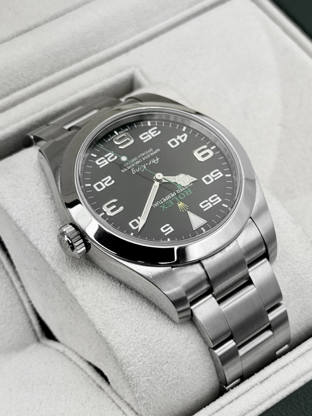 2026 Rolex Air-King 40mm 116900 Stainless Steel Black Dial (CPO)