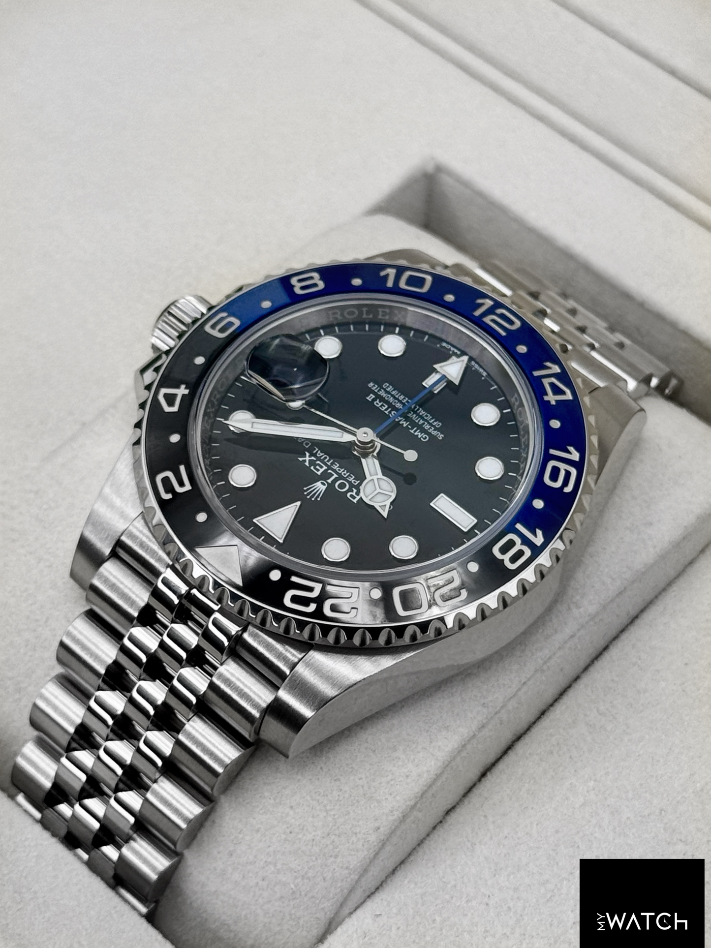 2025 Rolex GMT-Master II "Batgirl" 40mm 126710BLNR Jubilee - MyWatchLLC