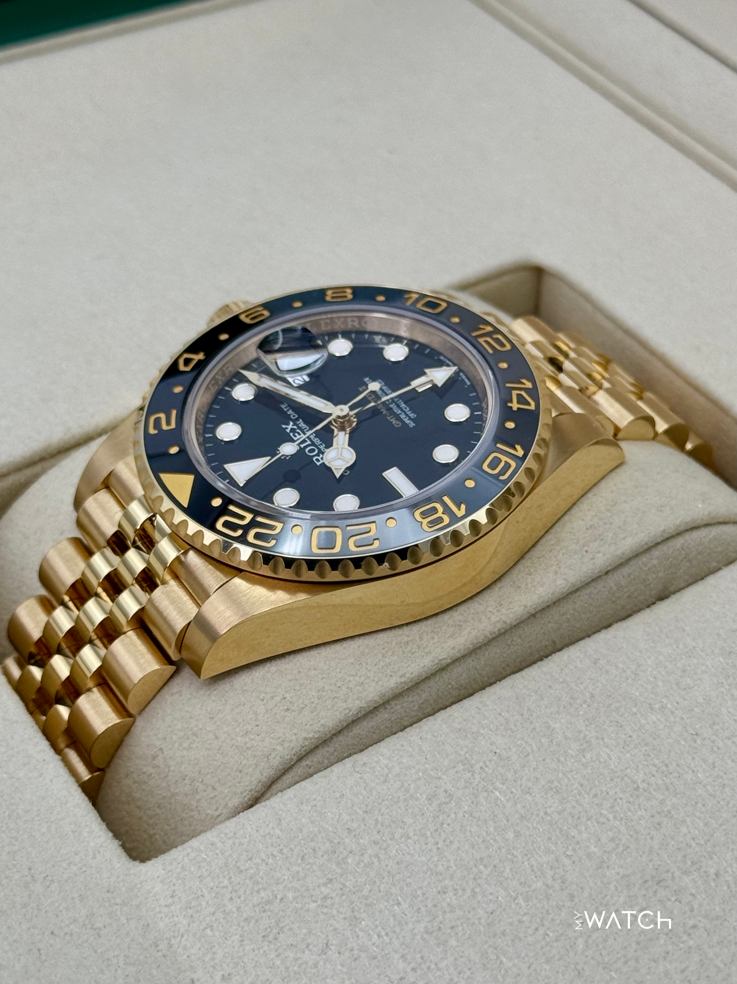 NEW 2025 Rolex GMT-Master II 40mm 126718GRNR Jubilee Black Dial (STICKERED) - MyWatchLLC